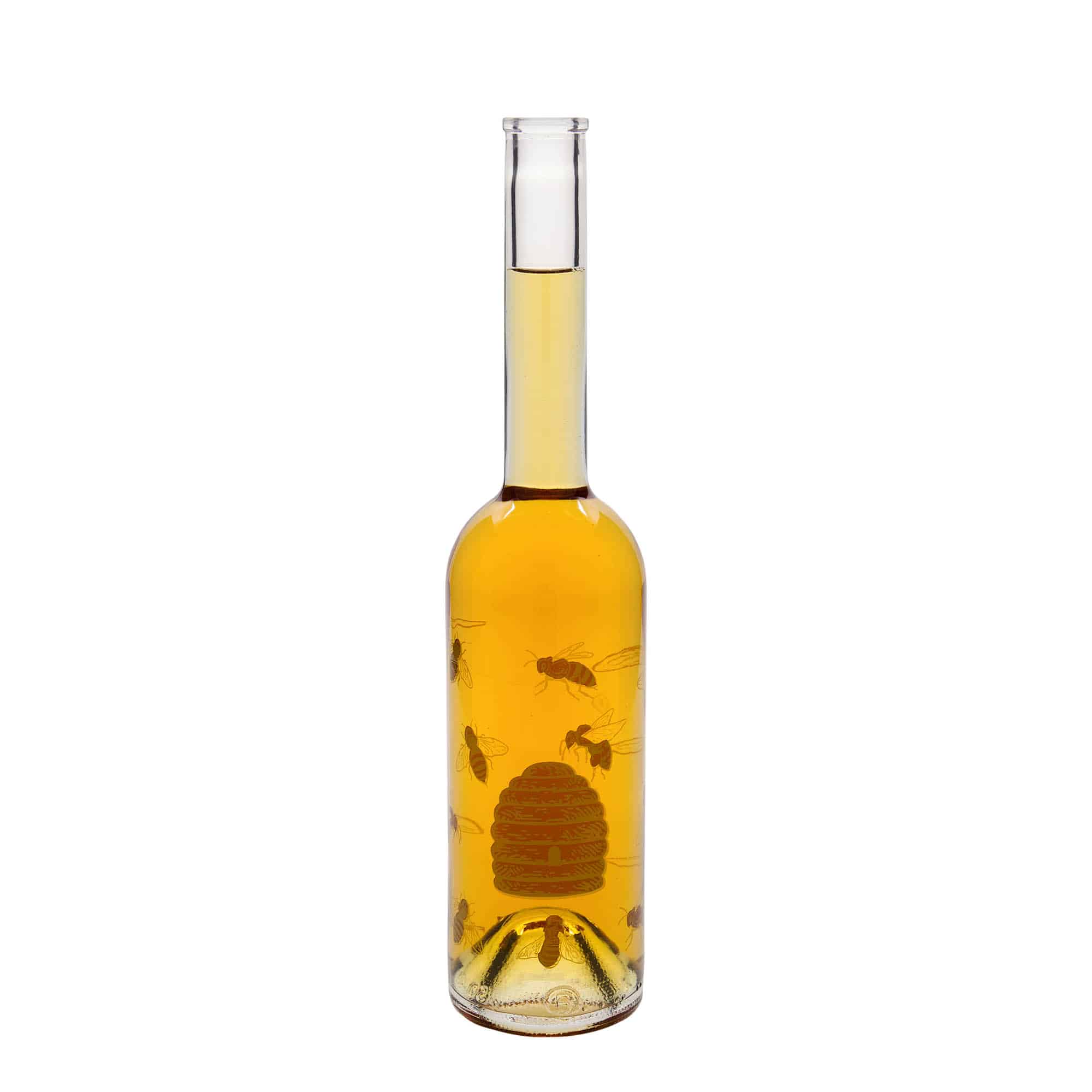 500 ml stikla pudele 'Opera', motīvs: bites, atvere: korķis