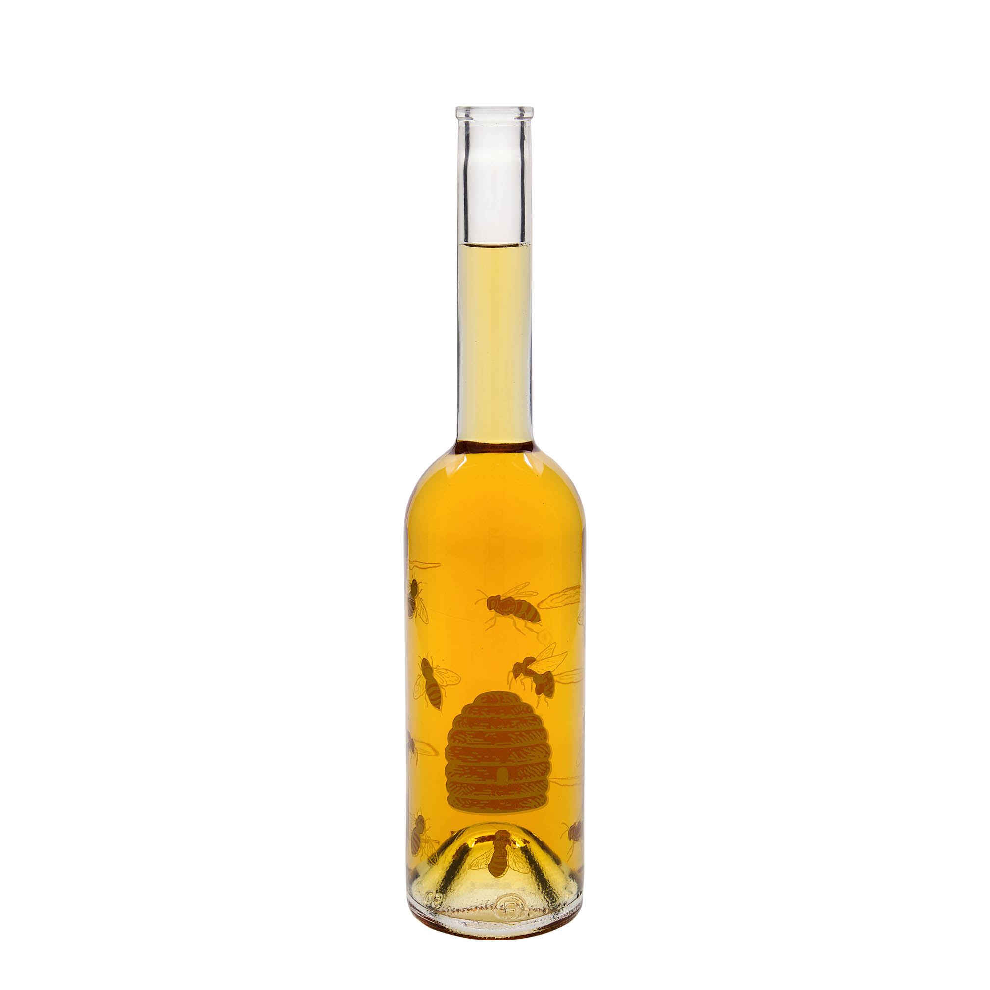 500 ml stikla pudele 'Opera', motīvs: bites, atvere: korķis