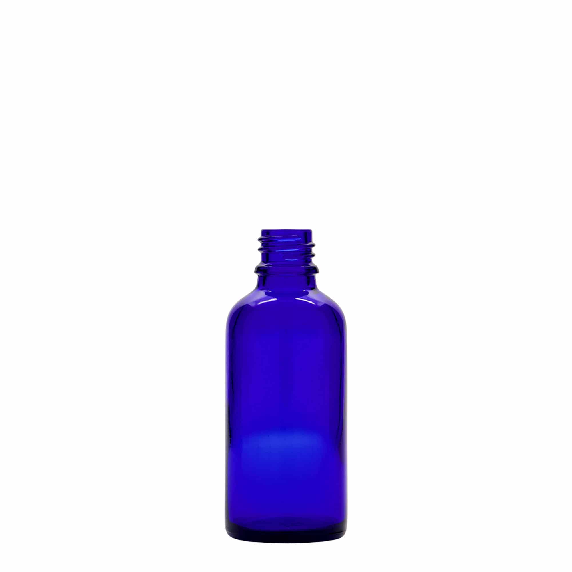 50 ml medicīnas aerosola pudele, stikls, karaļzils, atvere: DIN 18 50 ml medicīnas aerosola pudele, stikls, karaļzils, atvere: DIN 18