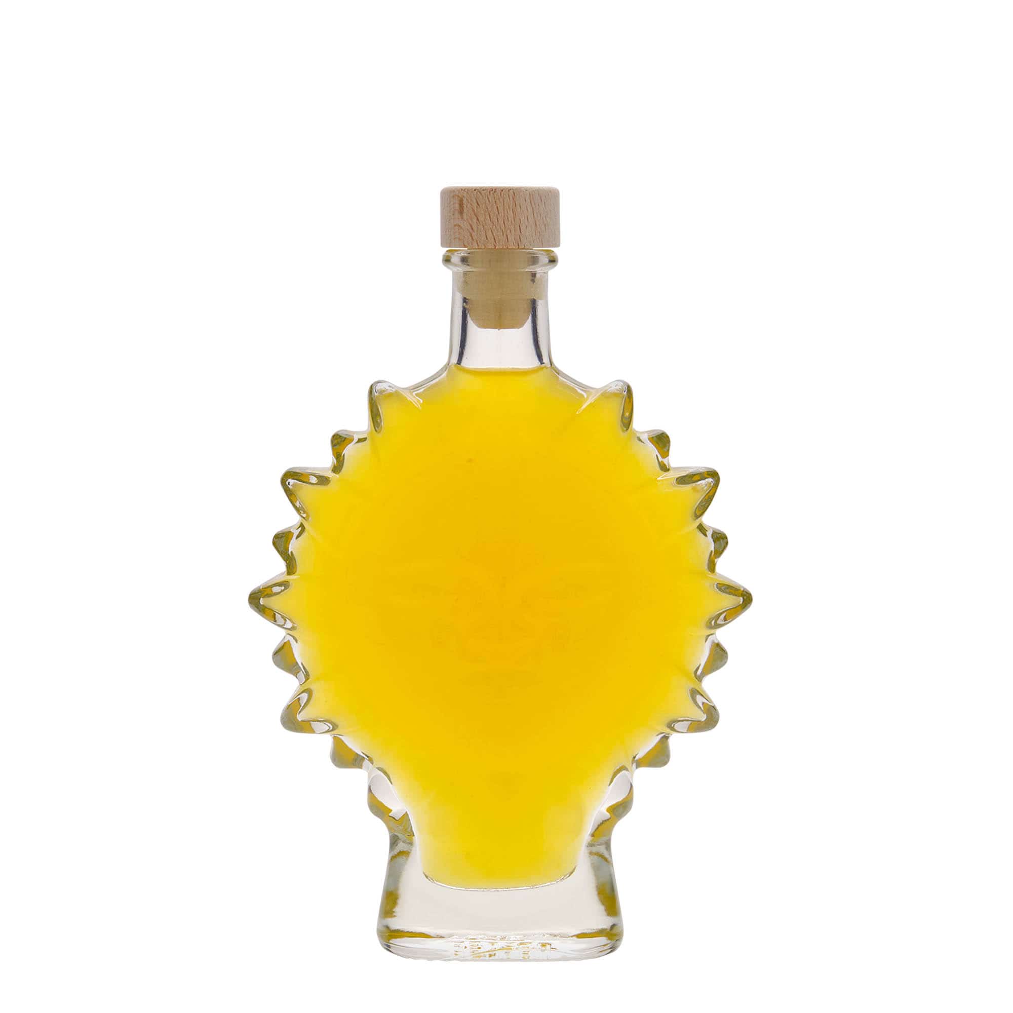 200 ml stikla pudele 'Saule', aizdare: korķis