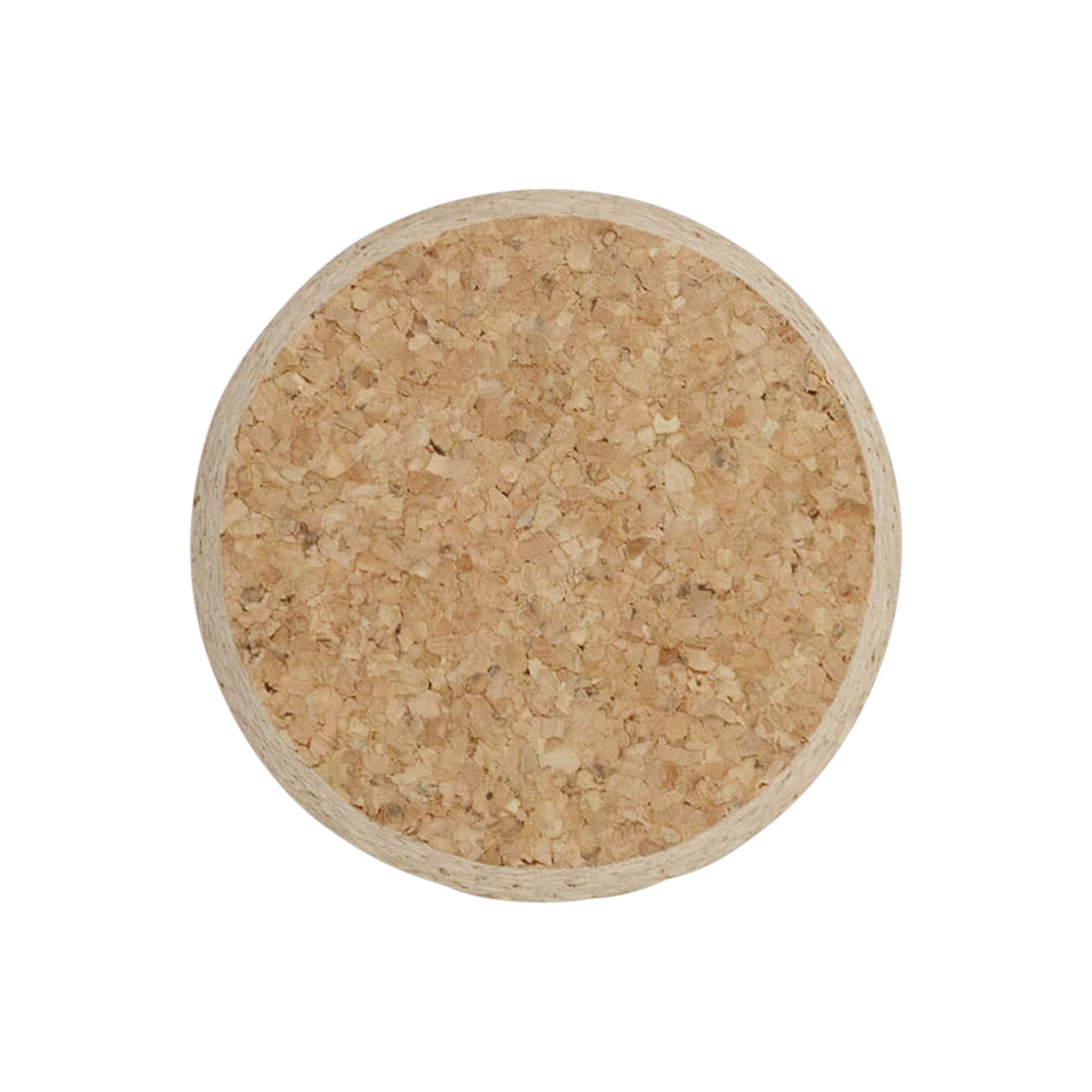 Spicveida korķis 54-60 x 27, presēts korķis, bēšs, mutes daļai: korķis