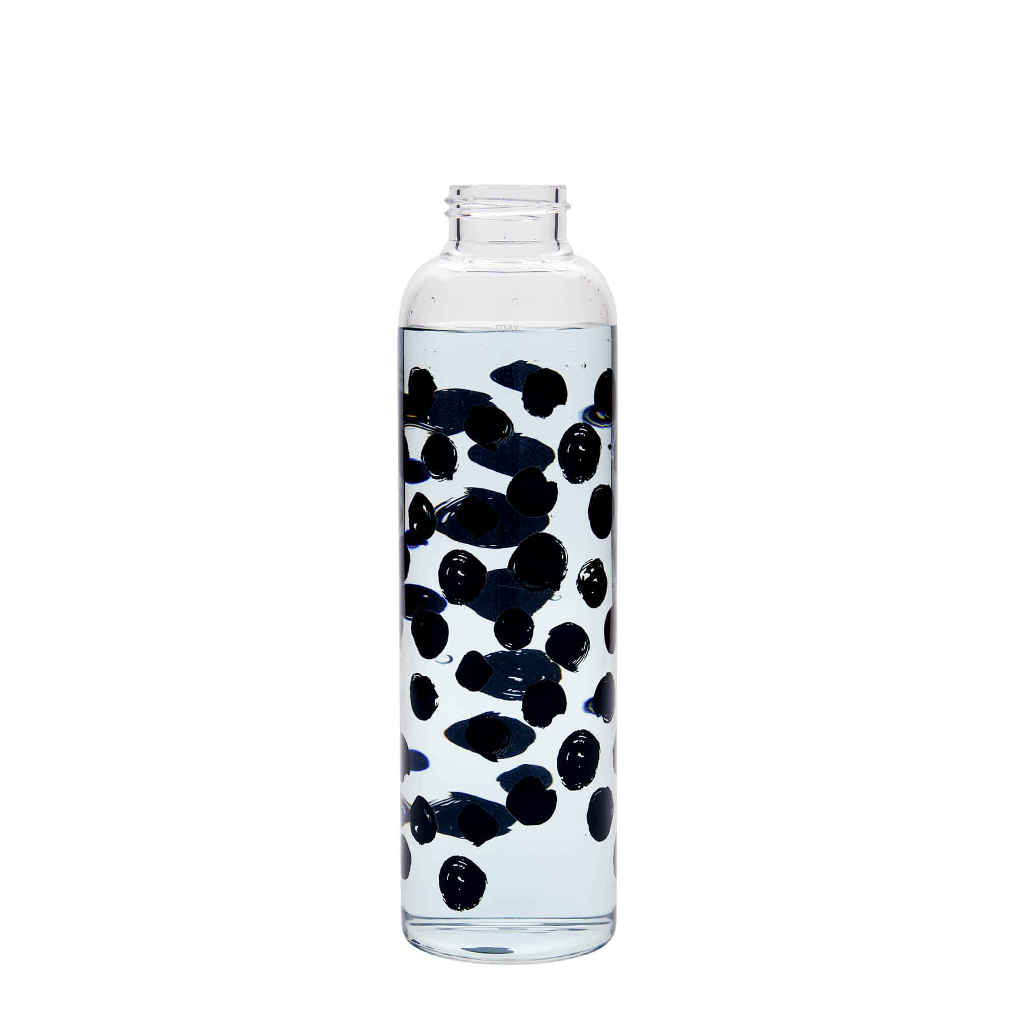 500 ml ūdens pudele 'Perseus', motīvs: melni punktiņi, aizdare: skrūvējams vāciņš 500 ml ūdens pudele 'Perseus', motīvs: melni punktiņi, aizdare: skrūvējams vāciņš