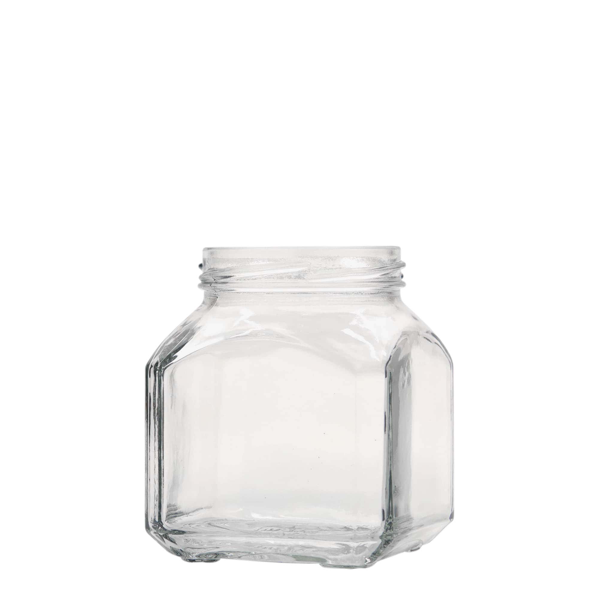 314 ml kvadrātveida stikla trauks 'Milāna', atvere: Twist-Off (TO 63)