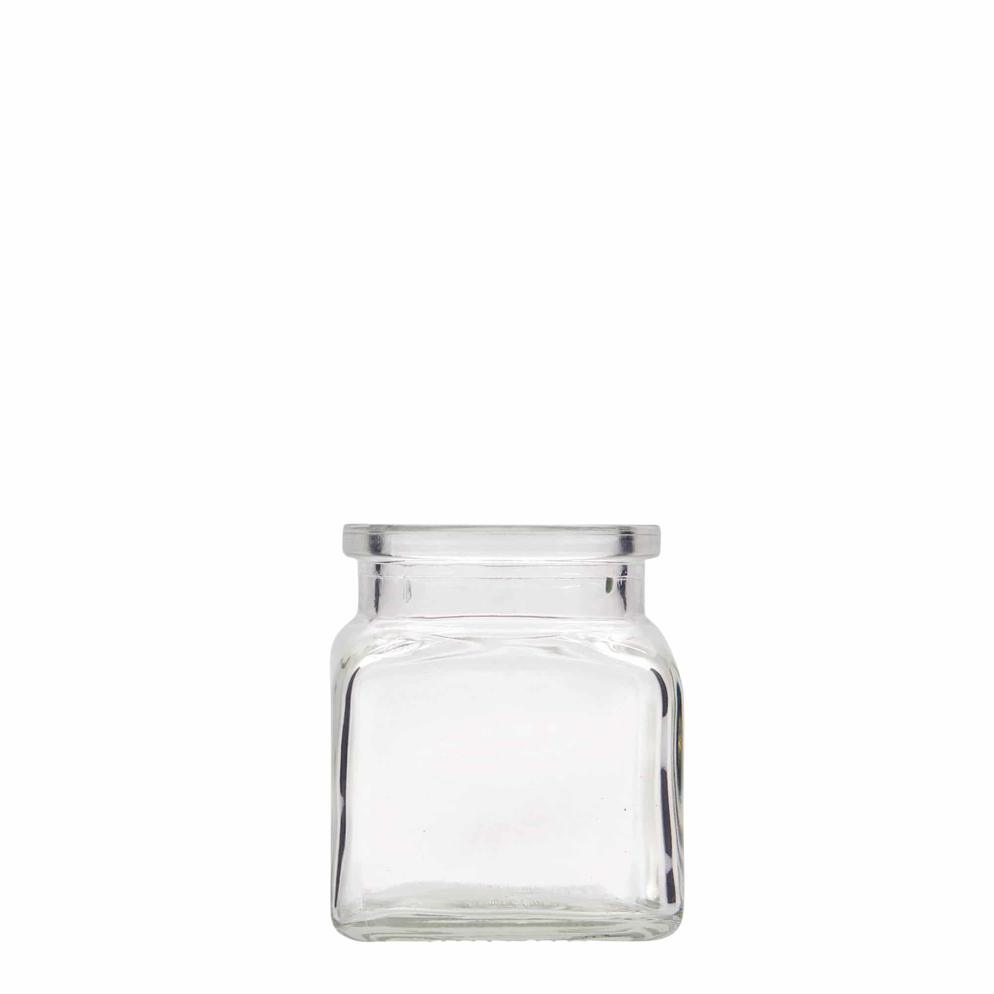 120 ml korķa stikls, kvadrātveida, atvere: korķis