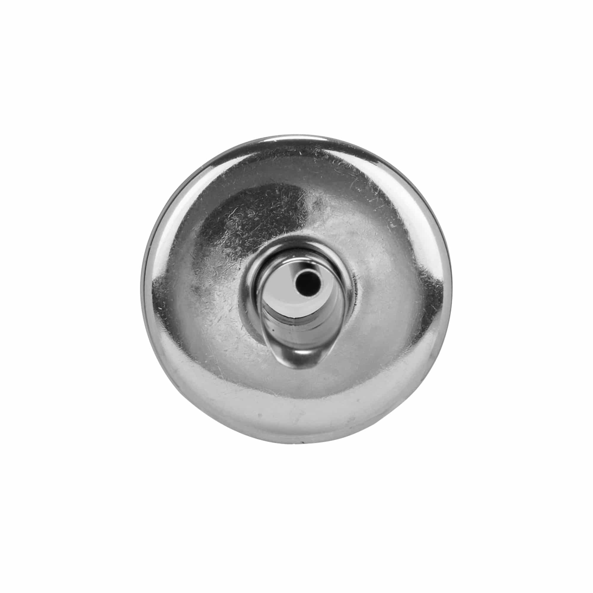 Izliešanas uzgalis Inox eļļai, nerūsējošais tērauds, sudraba krāsa