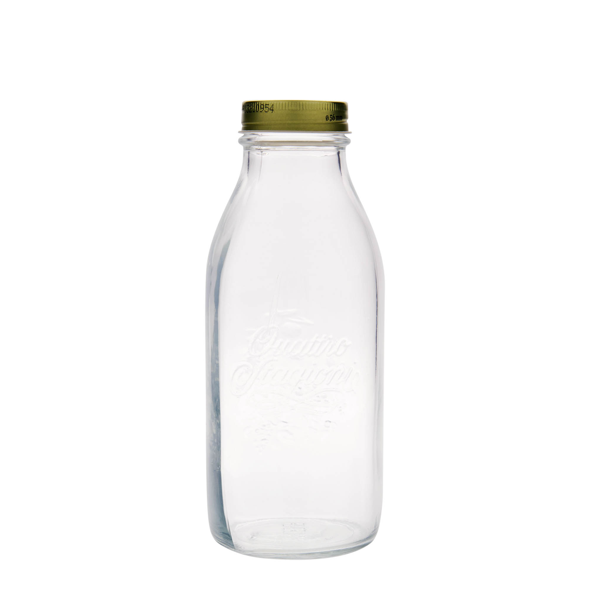 1.000 ml stikla pudele 'Quattro Stagioni', atvere: skrūvējams vāciņš