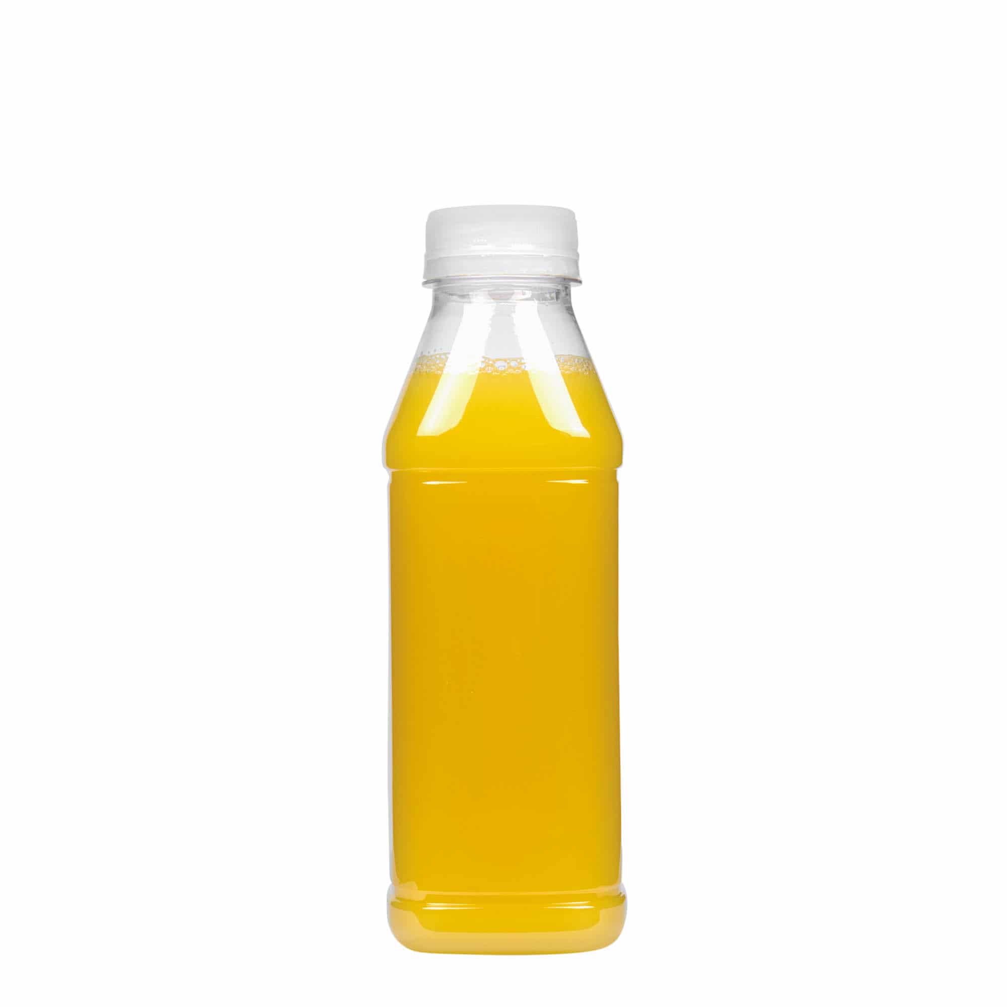 500 ml PET pudele 'Milk and Juice Carré', kvadrātveida, plastmasa, atvere: 38 mm
