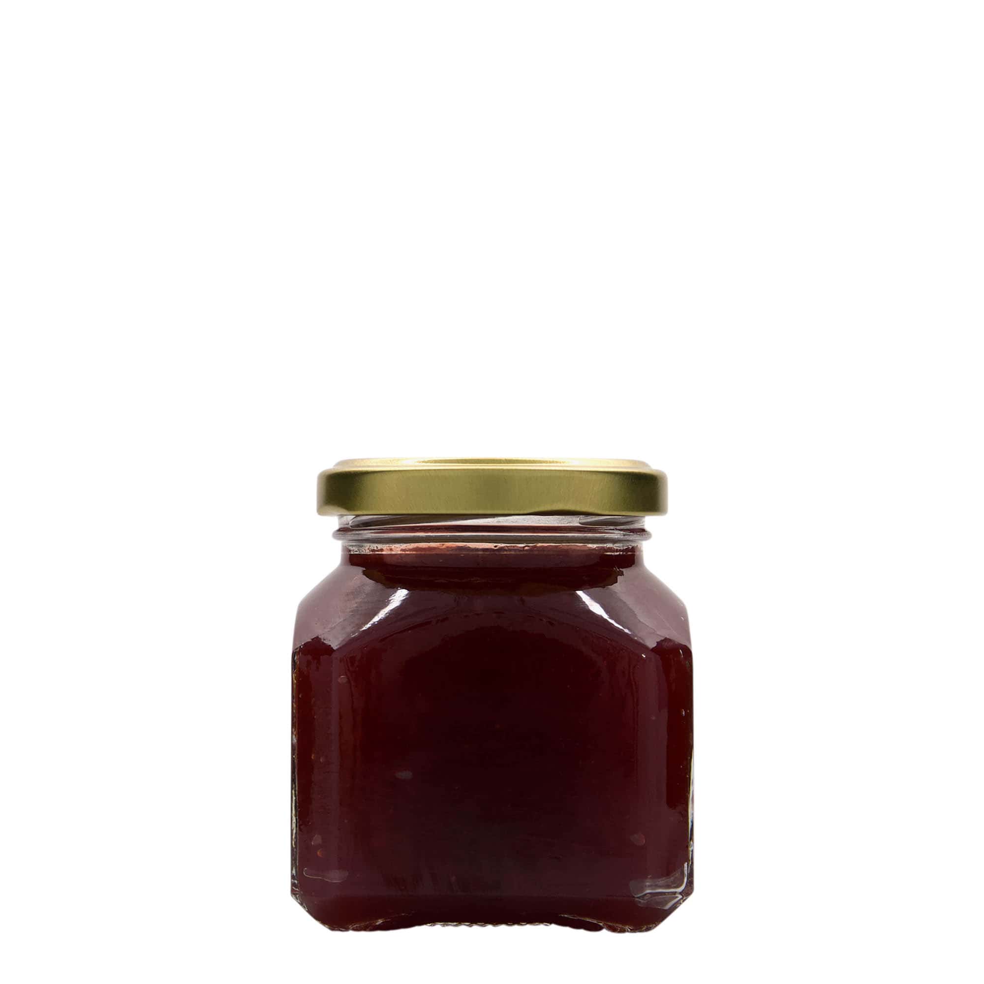 212 ml kvadrātveida stikla burka 'Milāna', atvere: Twist-Off (TO 58)