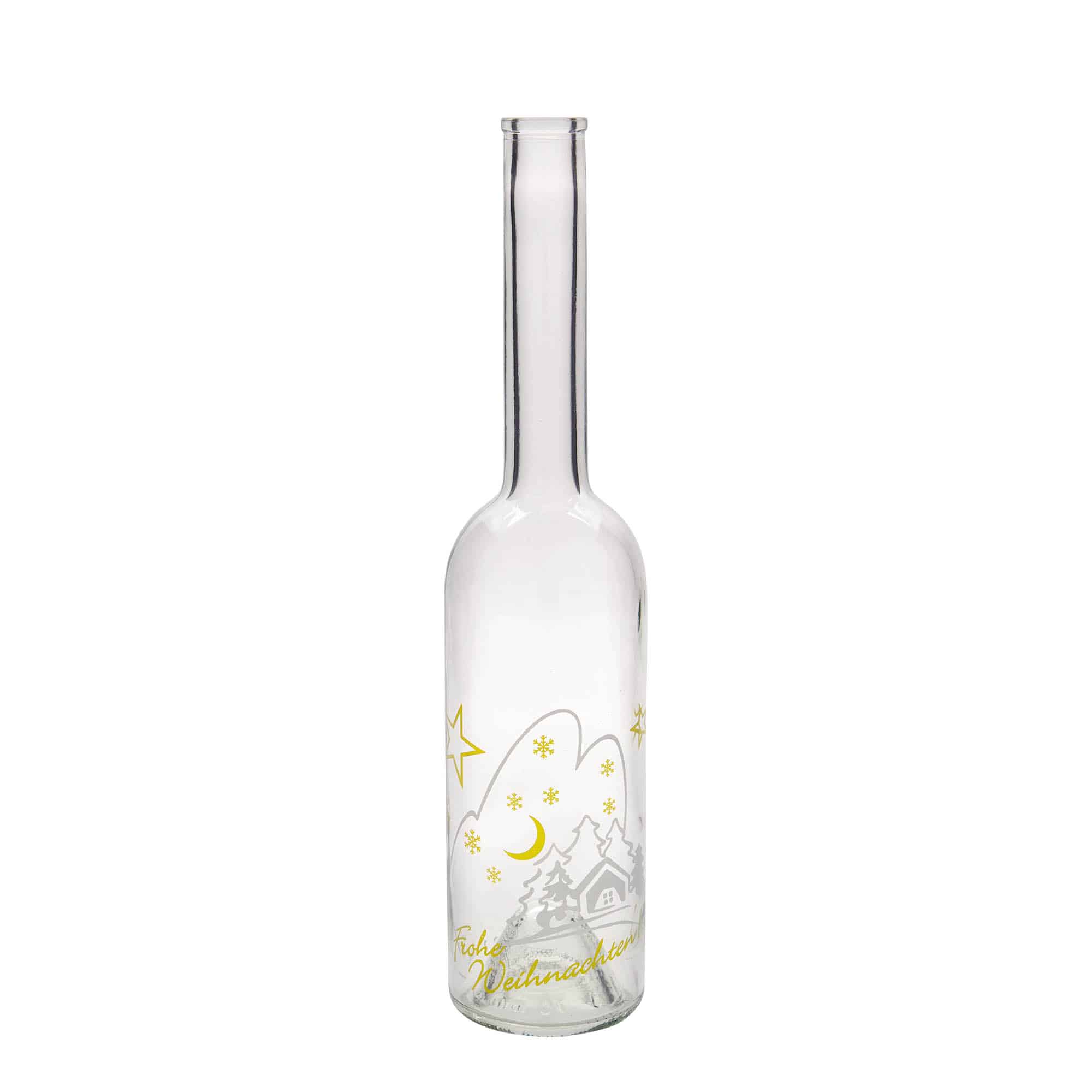 500 ml stikla pudele 'Opera', motīvs: Ziemassvētku idille, aizdare: korķis 500 ml stikla pudele 'Opera', motīvs: Ziemassvētku idille, aizdare: korķis