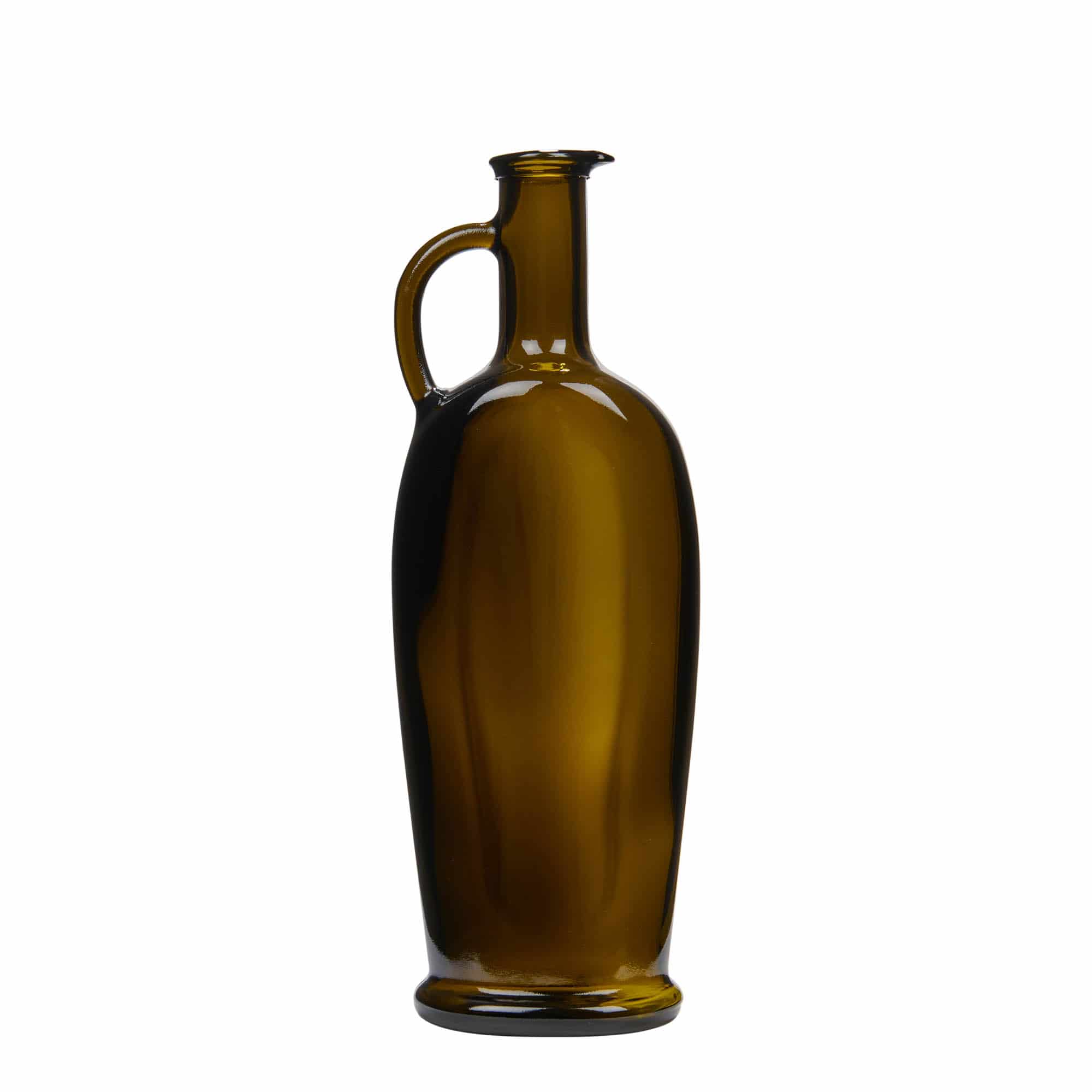 500 ml stikla pudele 'Eleganta', ovāla, antīki zaļa, aizdare: korķis 500 ml stikla pudele 'Eleganta', ovāla, antīki zaļa, aizdare: korķis