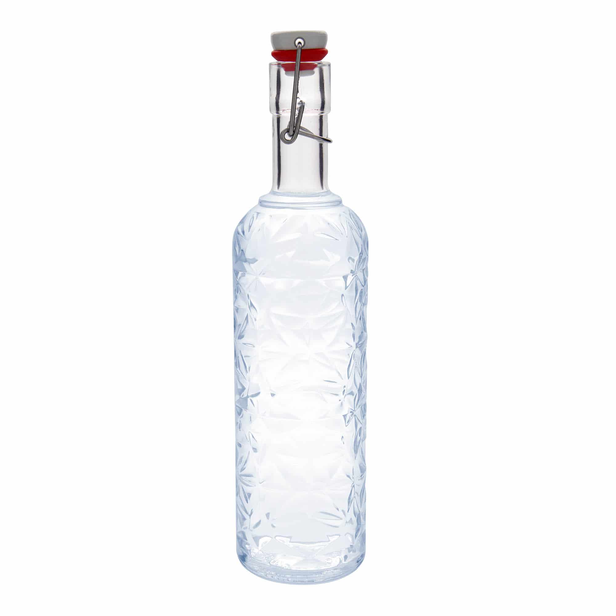 1000 ml stikla pudele, 'Oriente', aizdare: korķis ar skavu