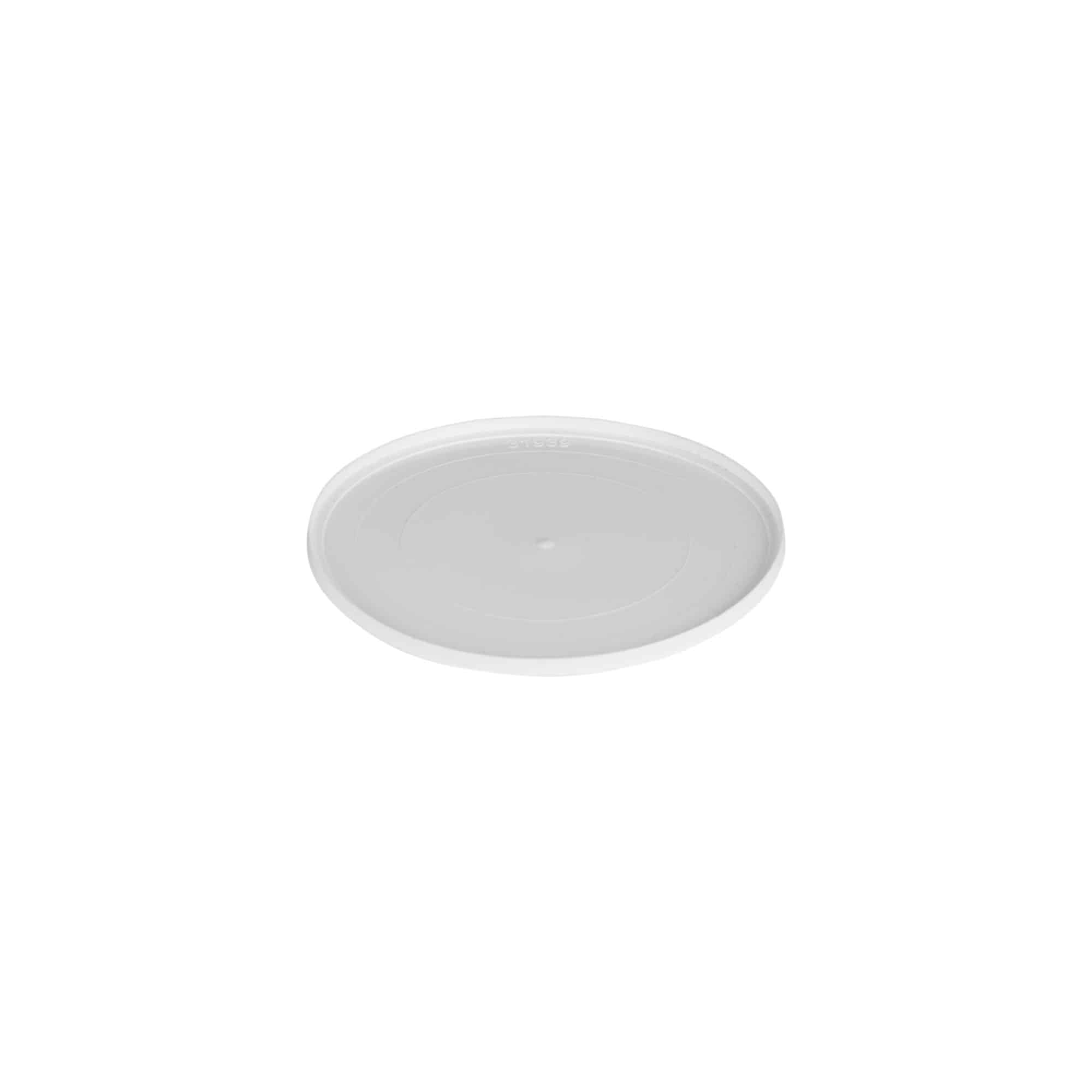 Pārklājuma disks 150 ml 'Bianca', PP plastmasa, balts