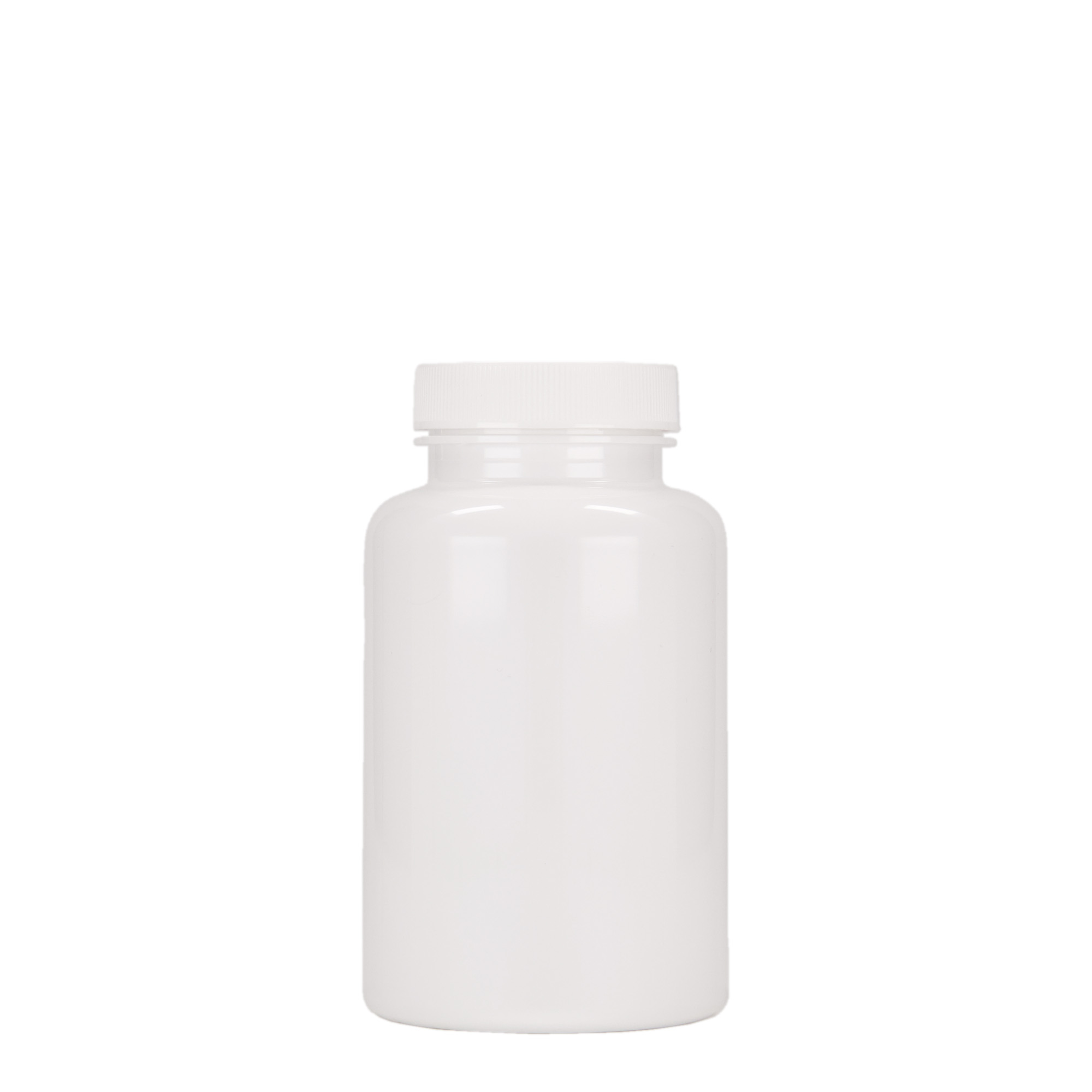 250 ml PET trauks, plastmasas, balts, aizdare: GPI 45/400