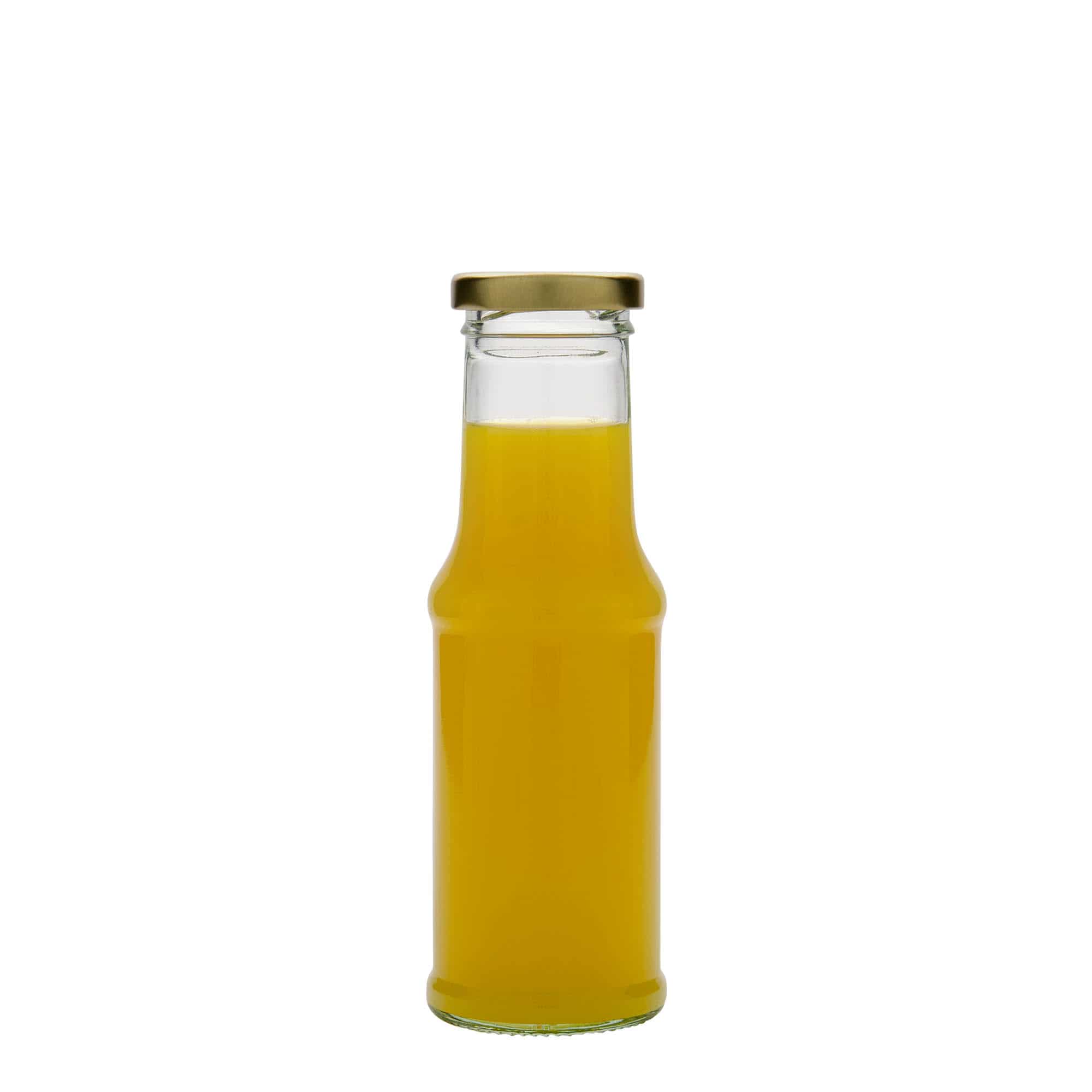 200 ml mērces pudele, stikla, aizdare: Twist Off (TO 43)