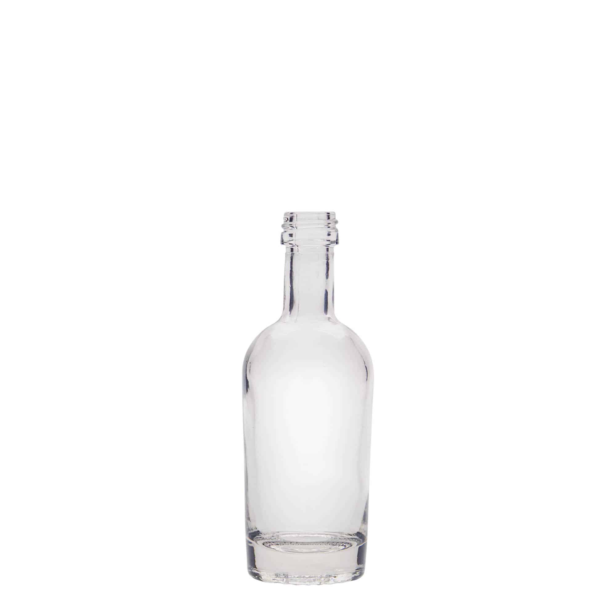 50 ml stikla pudele 'Pepe', aizdare: PP 18 50 ml stikla pudele 'Pepe', aizdare: PP 18