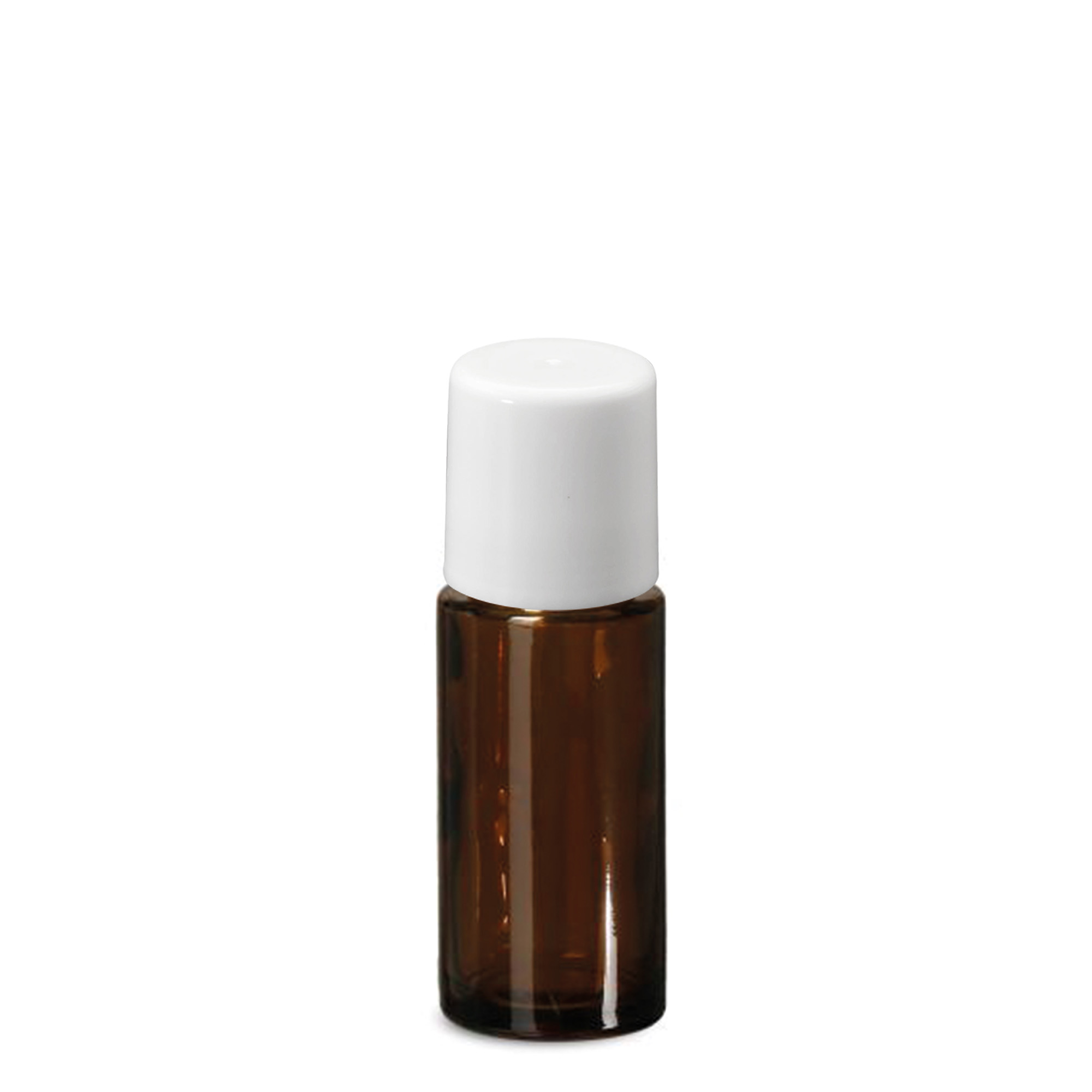 50 ml roll-on pudele, stikls, brūna, atvere: skrūvējams aizvērējs 50 ml roll-on pudele, stikls, brūna, atvere: skrūvējams aizvērējs