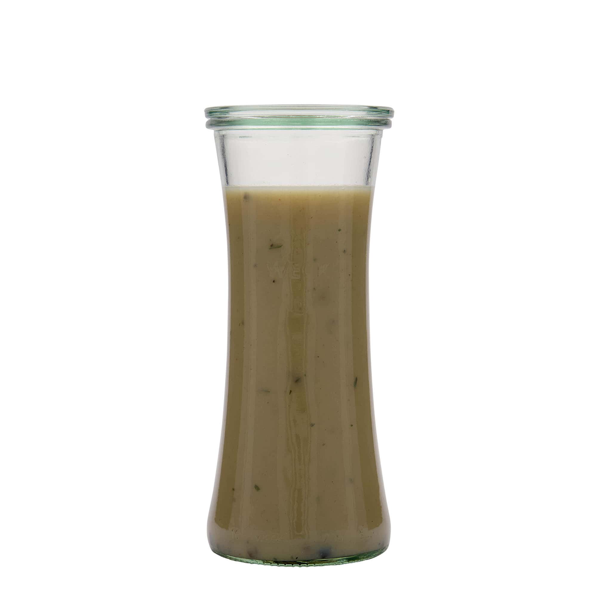 730 ml WECK delikateses burka, atvere: apaļš maliņš