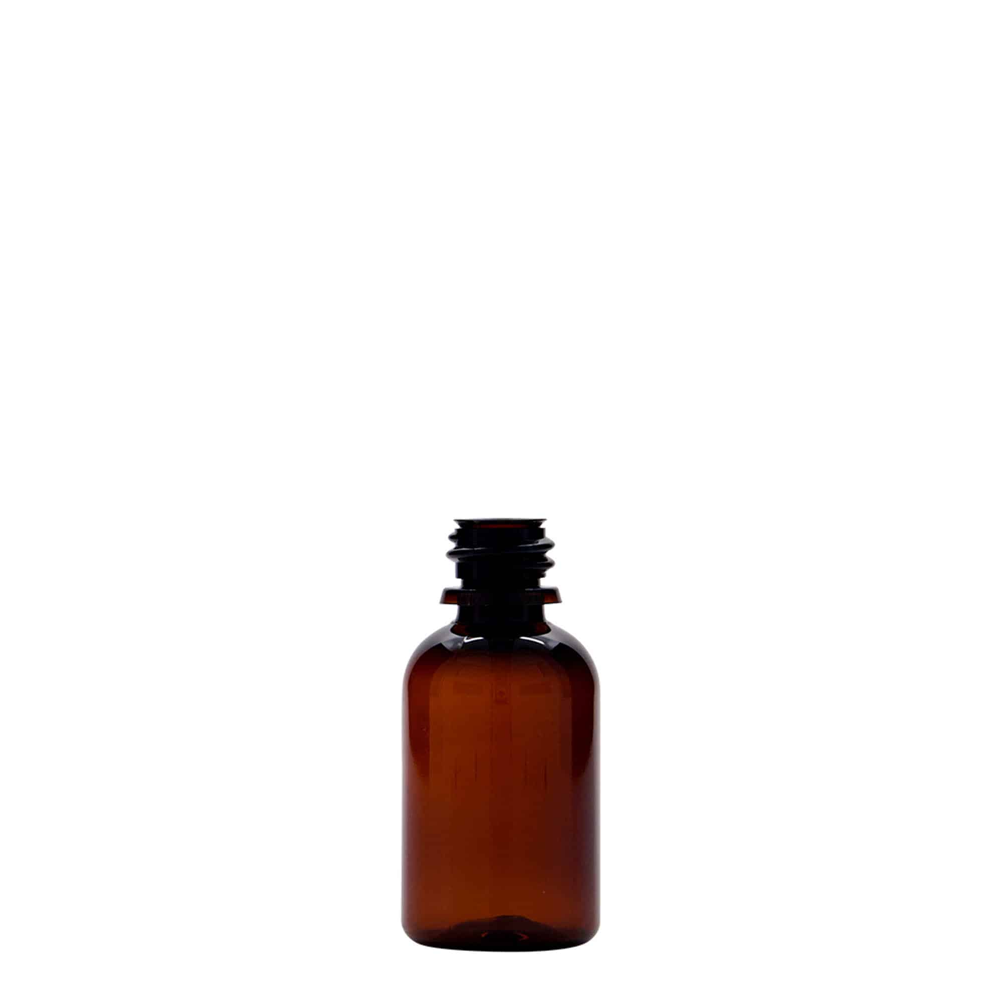 30 ml PET zāļu pudelīte 'Easy Living', brūna, plastmasas, aizdare: DIN 18 30 ml PET zāļu pudelīte 'Easy Living', brūna, plastmasas, aizdare: DIN 18