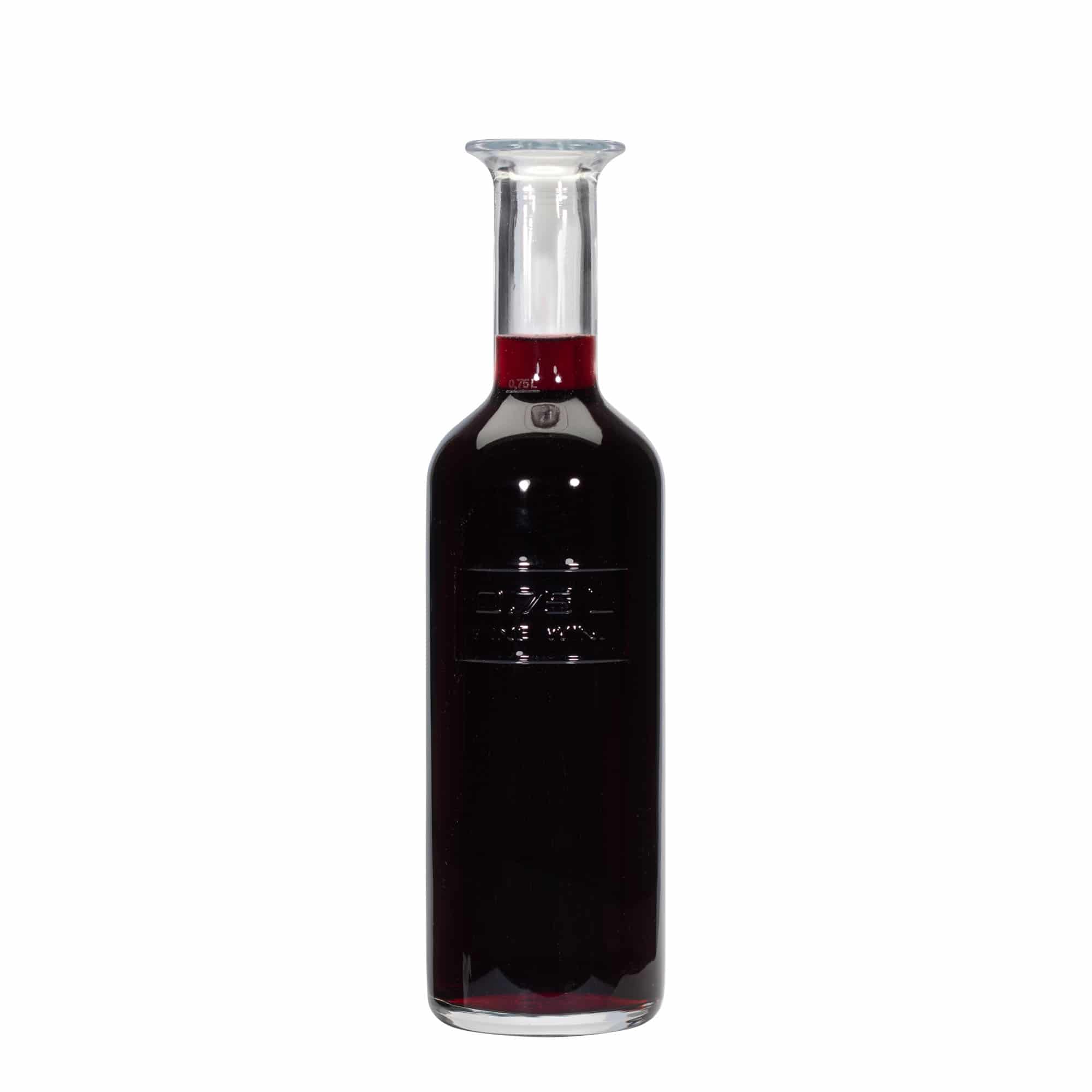 750 ml stikla pudele 'Optima Fine Wine', aizdare: korķis