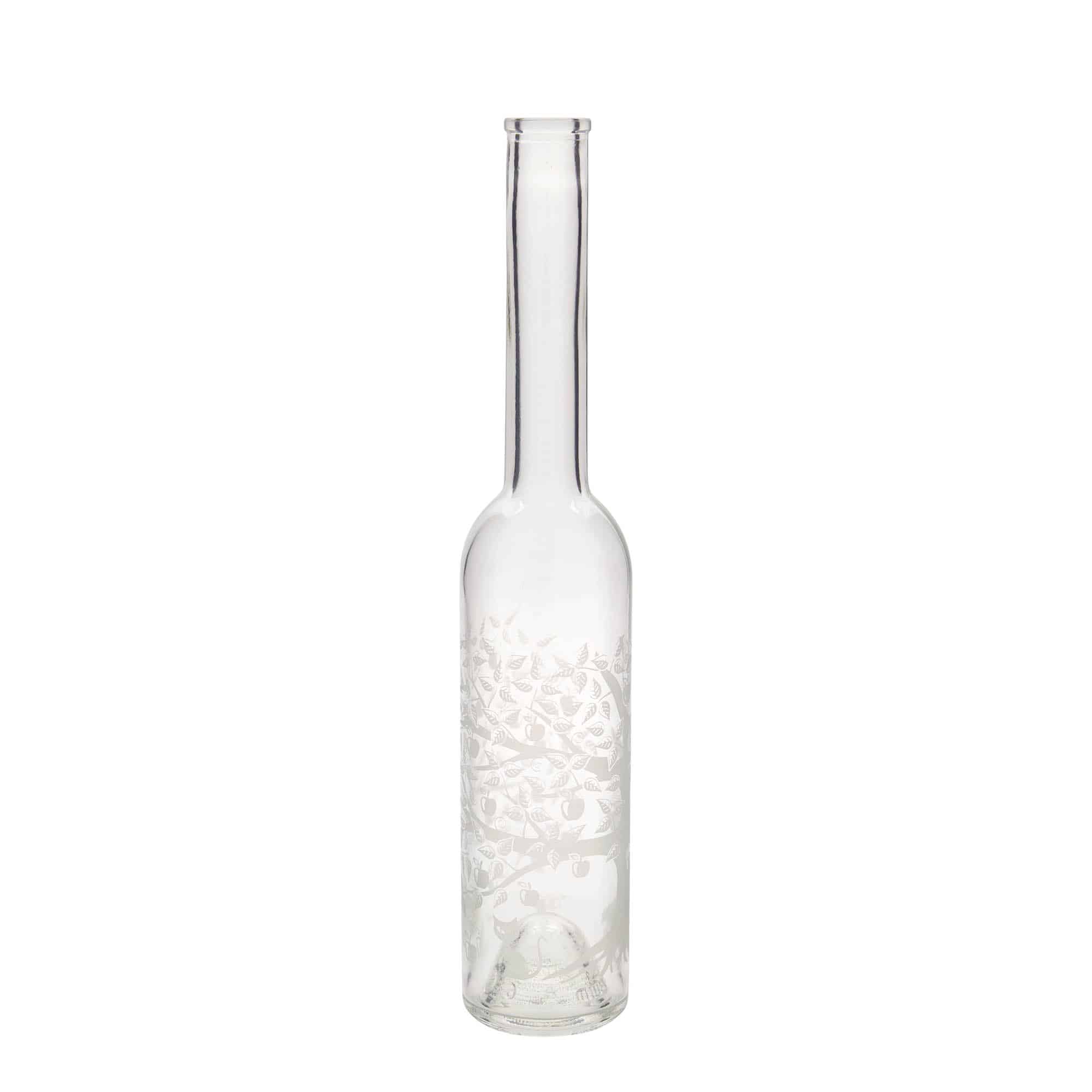 350 ml stikla pudele 'Opera', motīvs: ābele, aizdare: korķis 350 ml stikla pudele 'Opera', motīvs: ābele, aizdare: korķis
