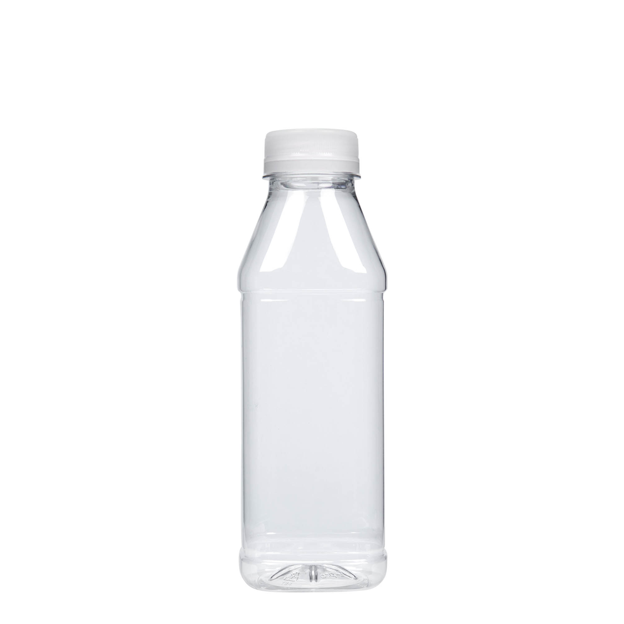 500 ml PET pudele 'Milk and Juice Carré', kvadrātveida, plastmasa, atvere: 38 mm