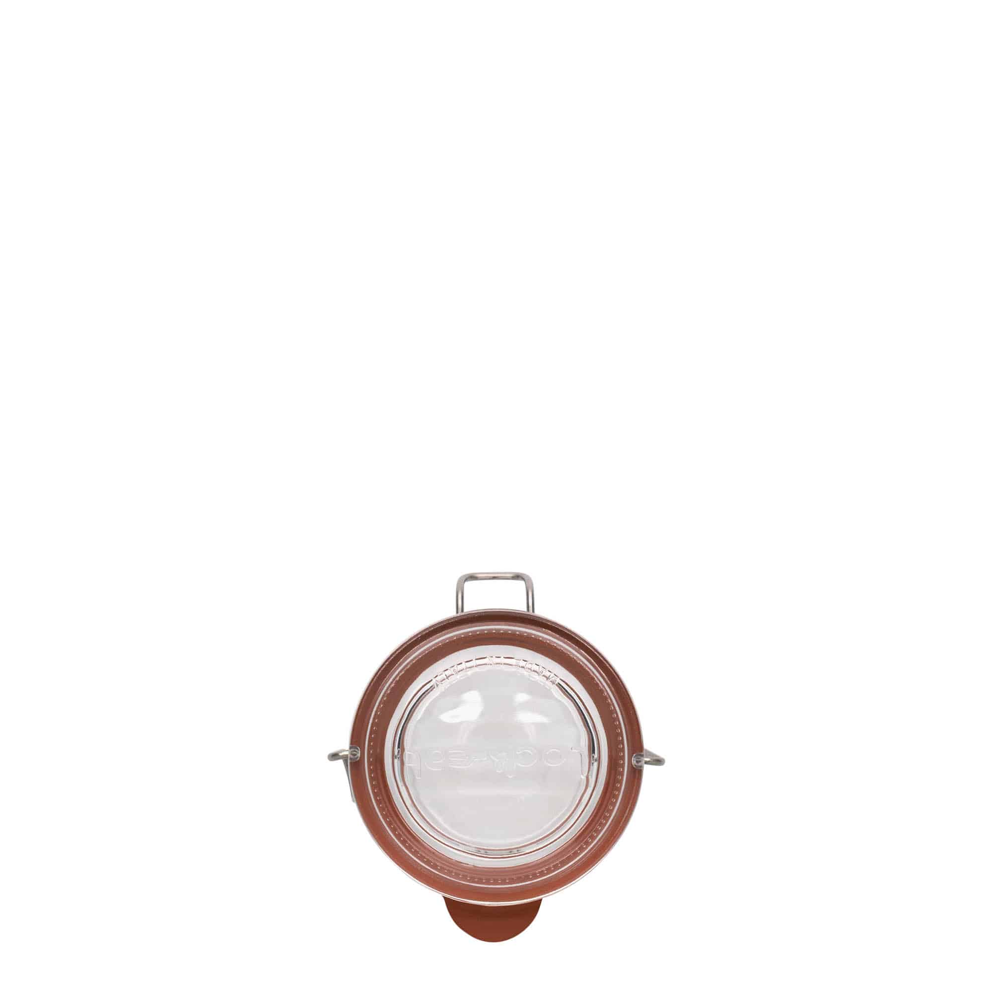 80 ml stiklaina burka ar metāla aizdari 'Lock-Eat', atvere: metāla aizdare ar aizbīdni