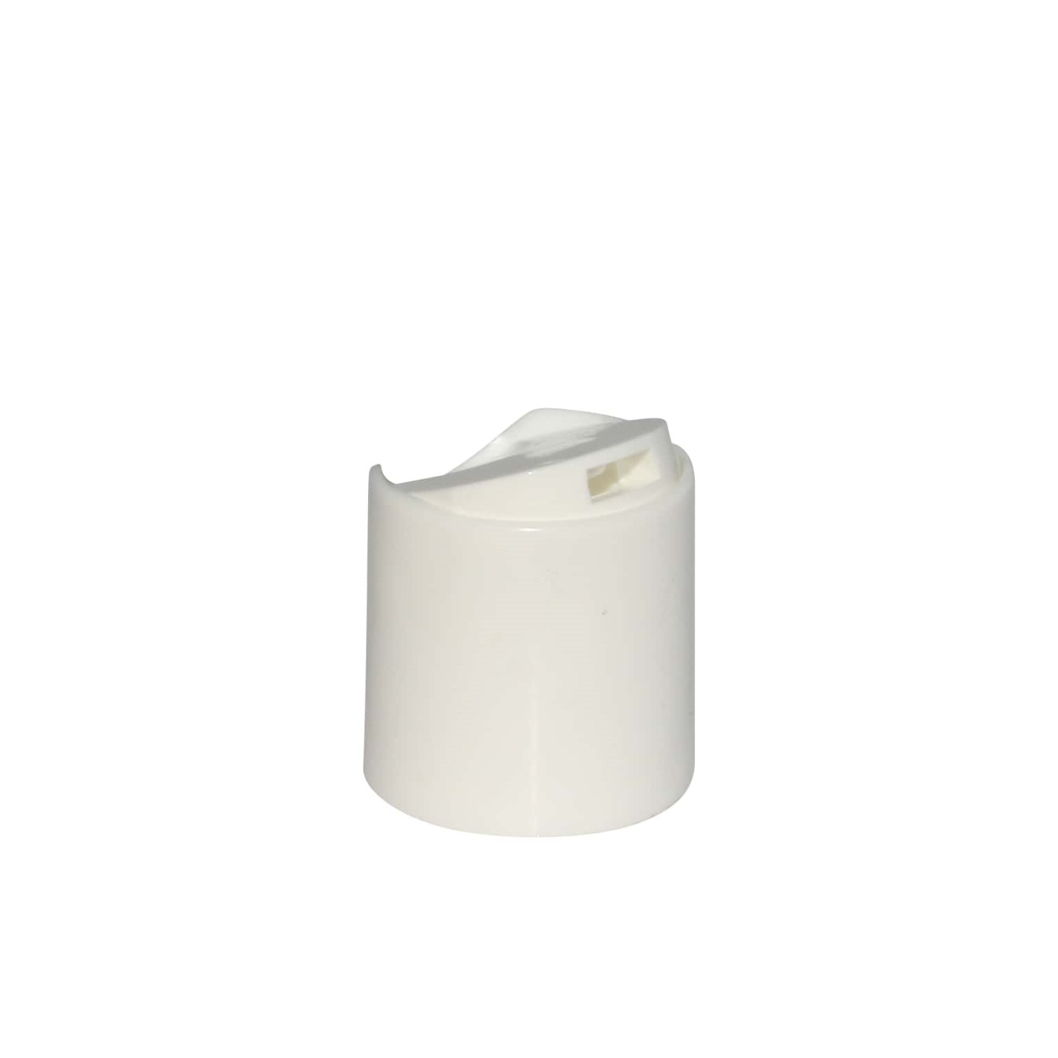 Skrūvējams vāciņš Disc Top, PP plastmasas, balts, aizdarei: 20/410