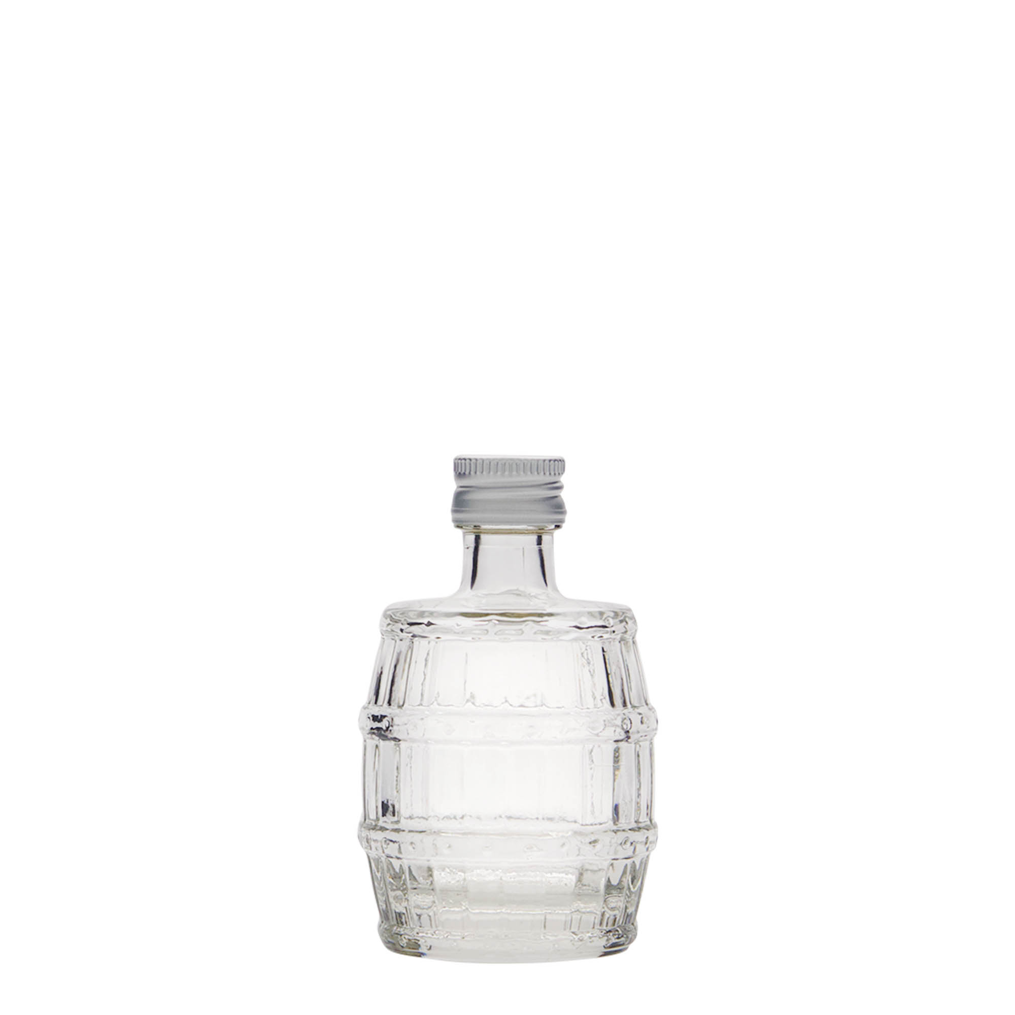 50 ml stikla pudele 'Mucas', atvere: PP 18 50 ml stikla pudele 'Mucas', atvere: PP 18