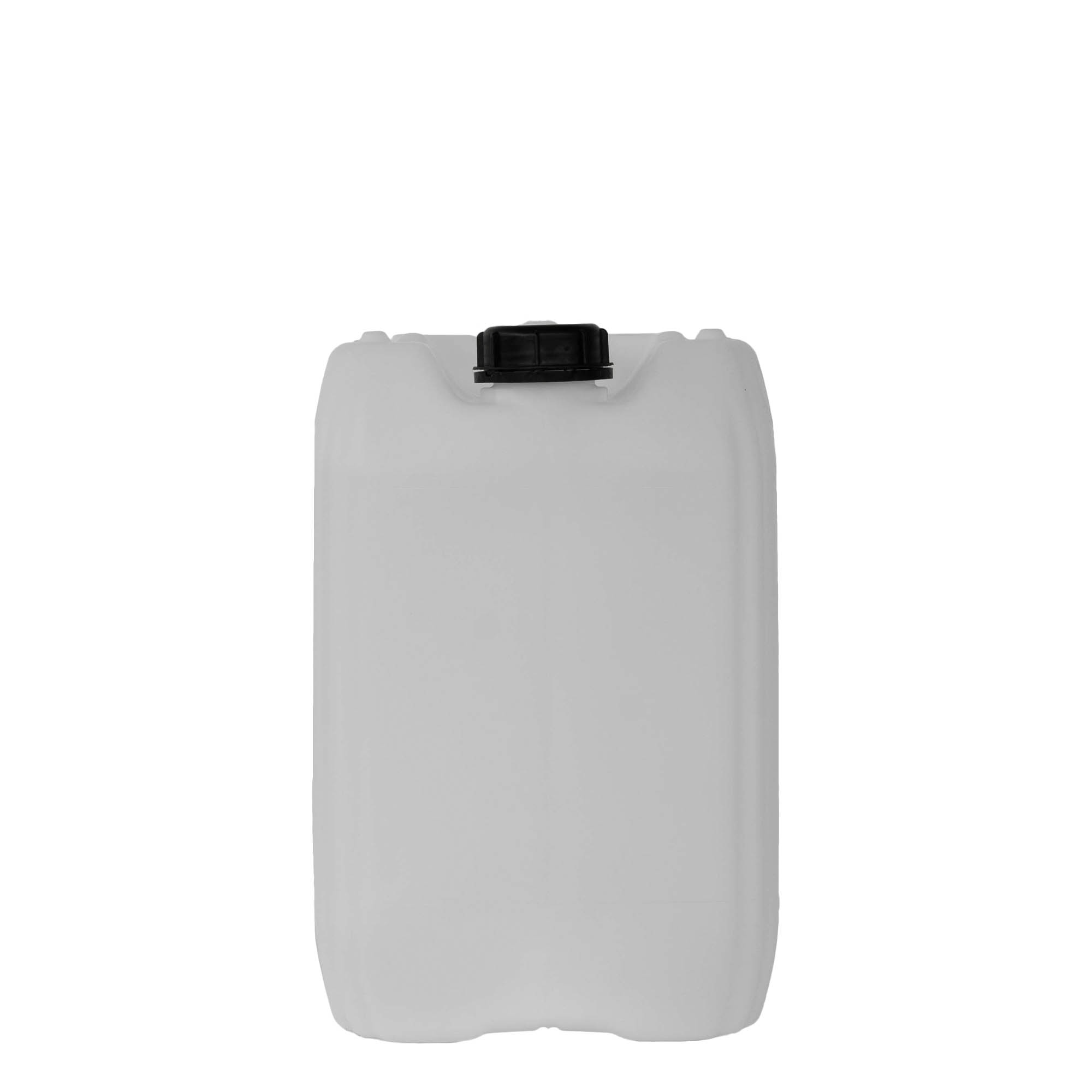 20 l kanna, taisnstūra, HDPE plastmasas, dabīga, aizdare: ND 60