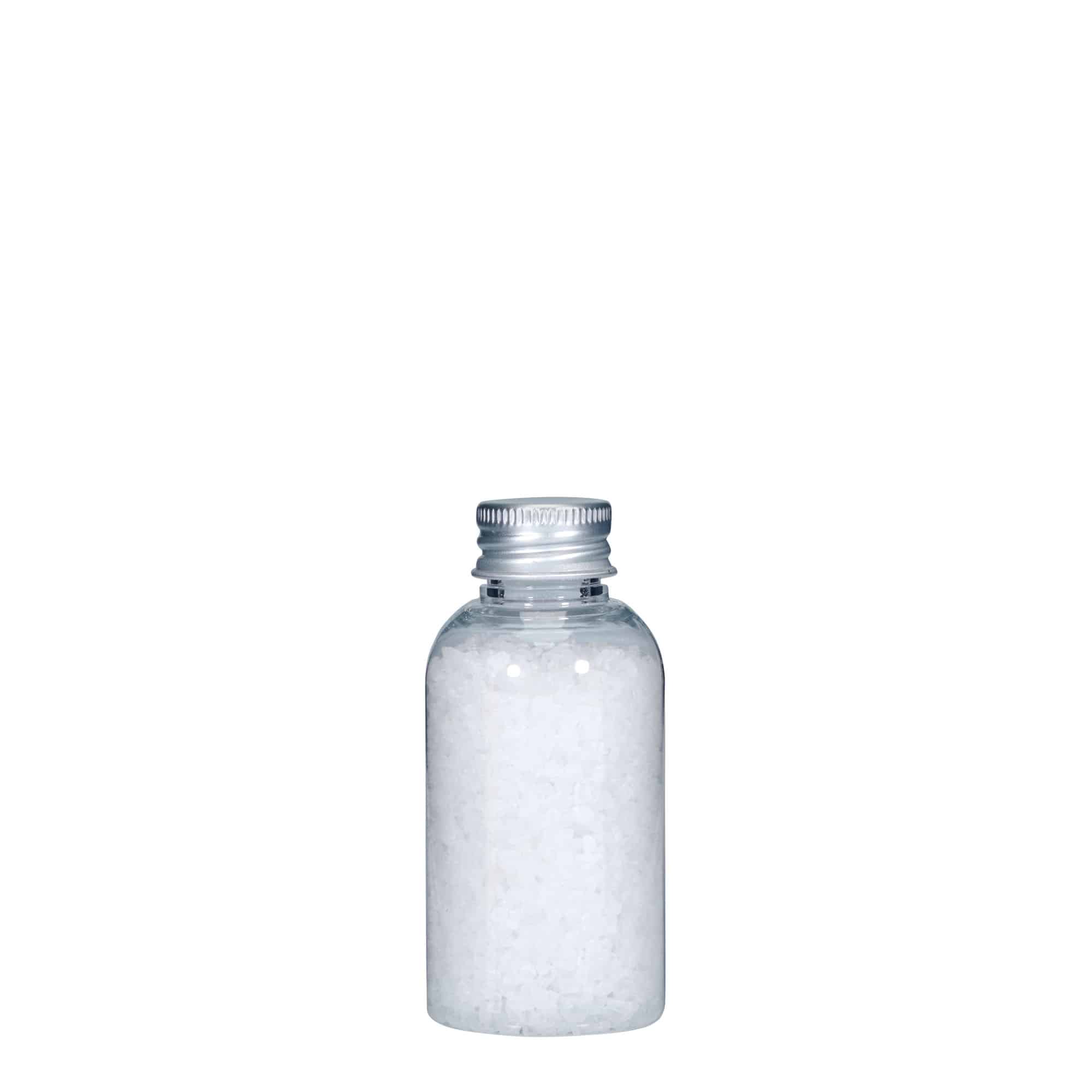 50 ml PET pudele 'Boston', plastmasas, aizdare: 20/410