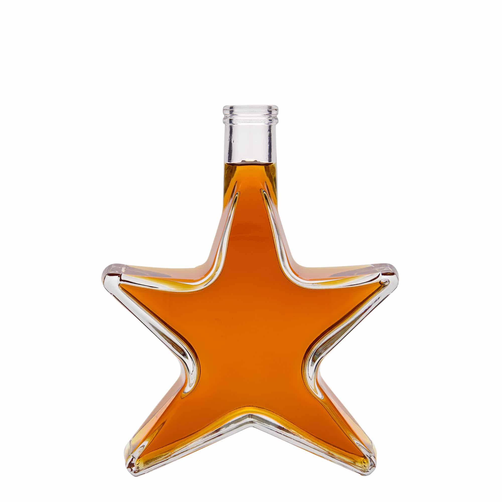 350 ml stikla pudele 'Zvaigzne', atvere: korķis