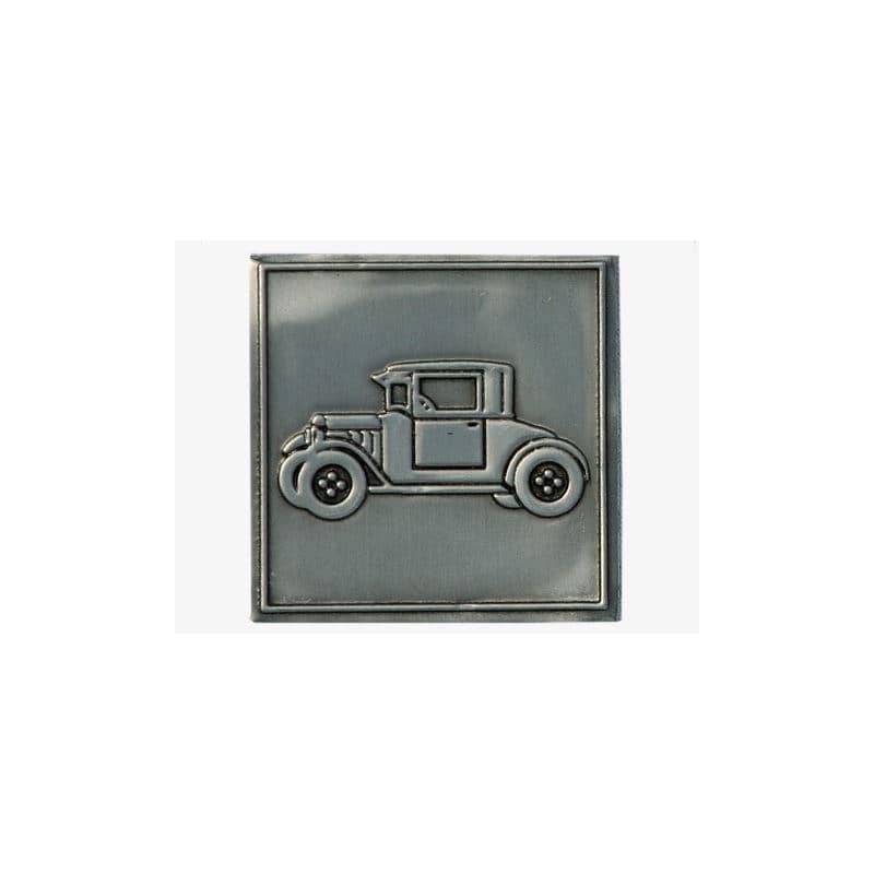 Svītrkods 'Oldtimer', kvadrātveida, metāla, sudraba krāsā Svītrkods 'Oldtimer', kvadrātveida, metāla, sudraba krāsā