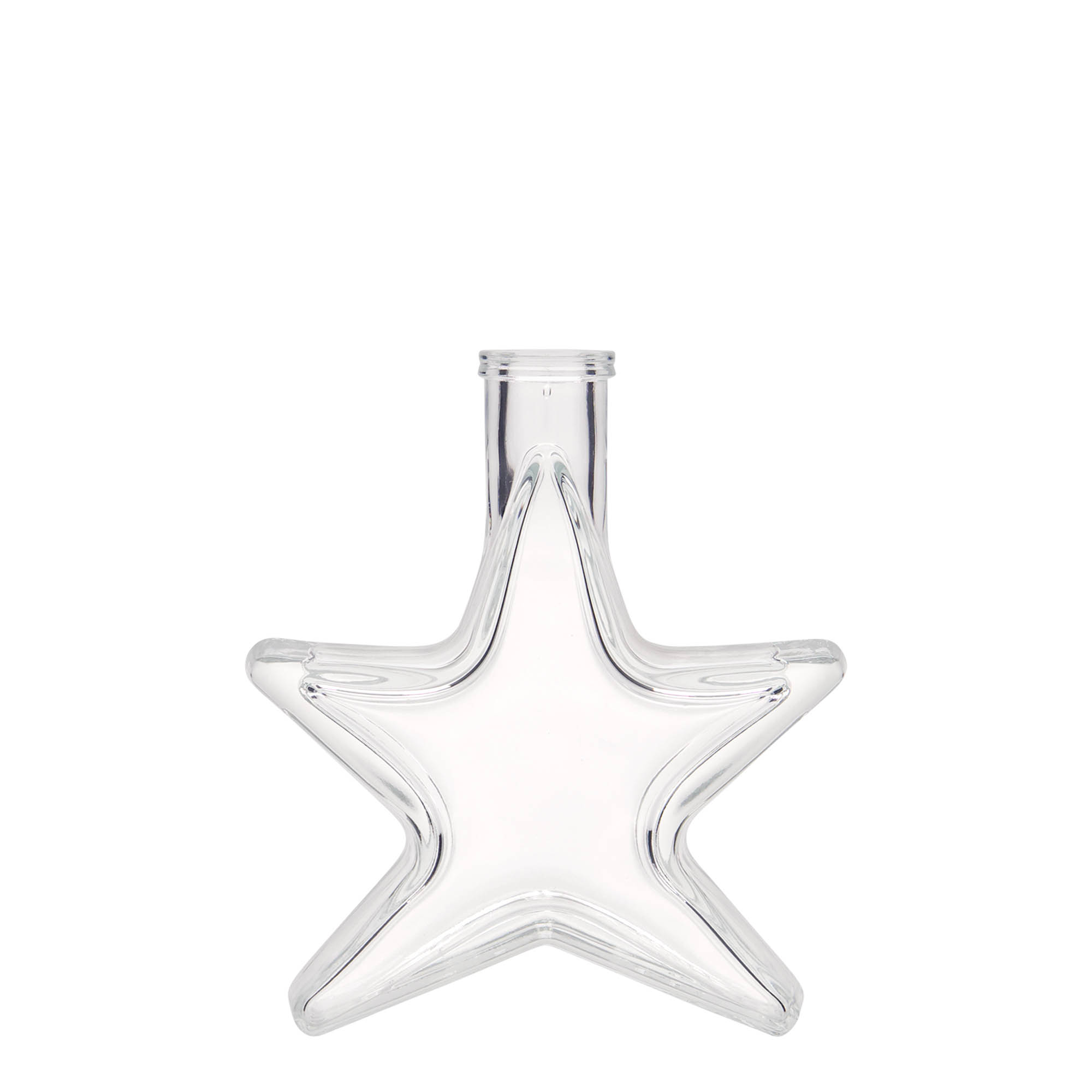 100 ml stikla pudele 'Zvaigzne', atvere: korķis
