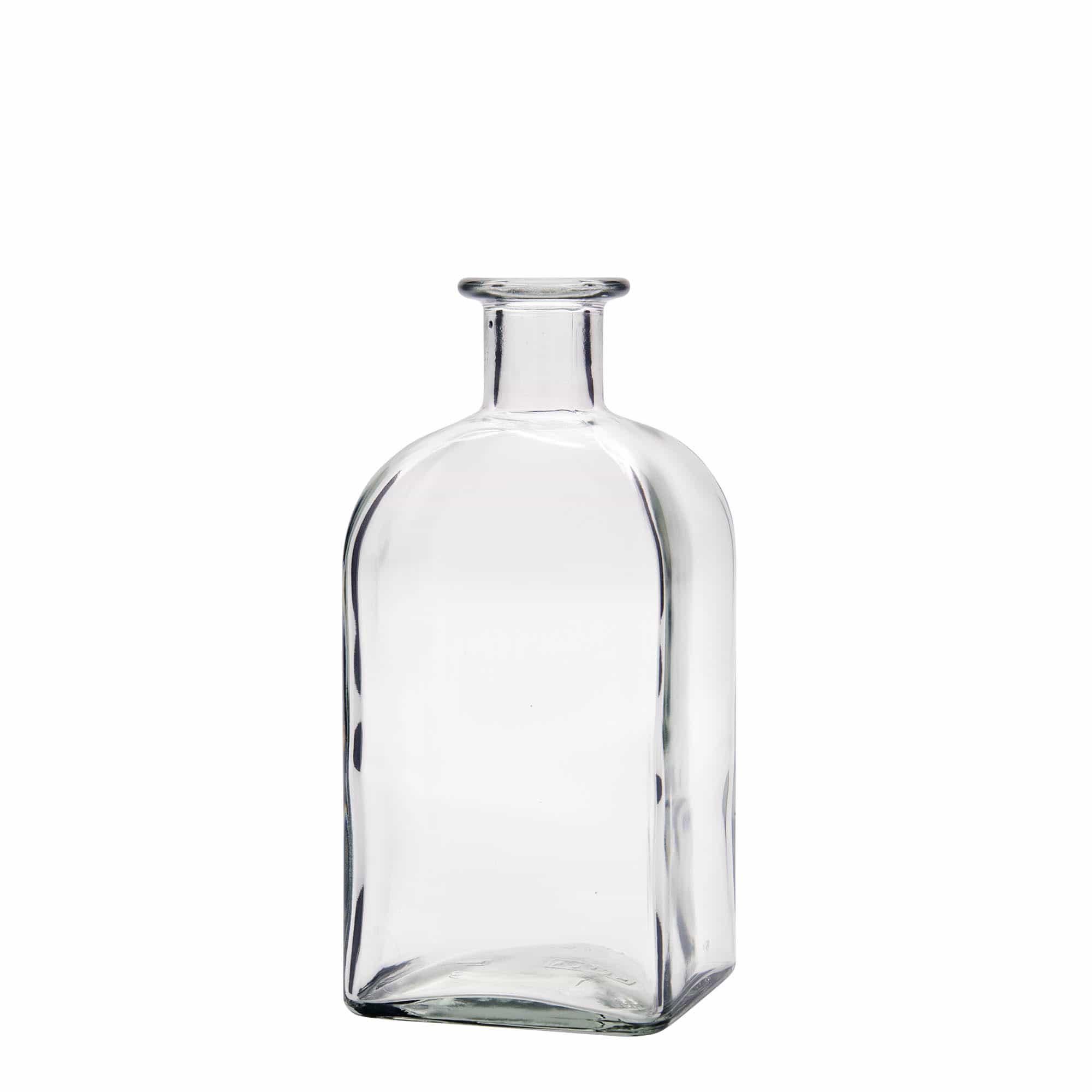 500 ml stikla pudele Apotheker Carré, kvadrātveida, atvere: korķis 500 ml stikla pudele Apotheker Carré, kvadrātveida, atvere: korķis
