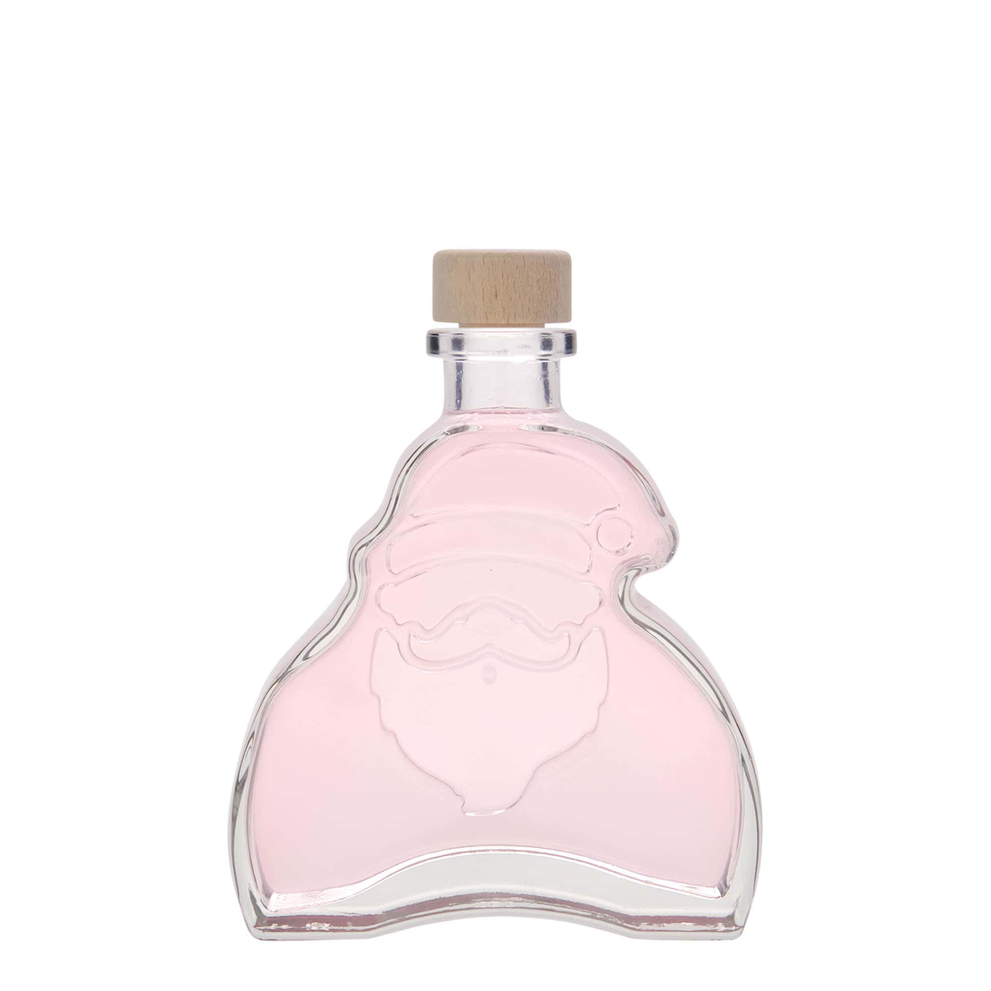 200 ml stikla pudele 'Santa Claus', aizdare: korķis