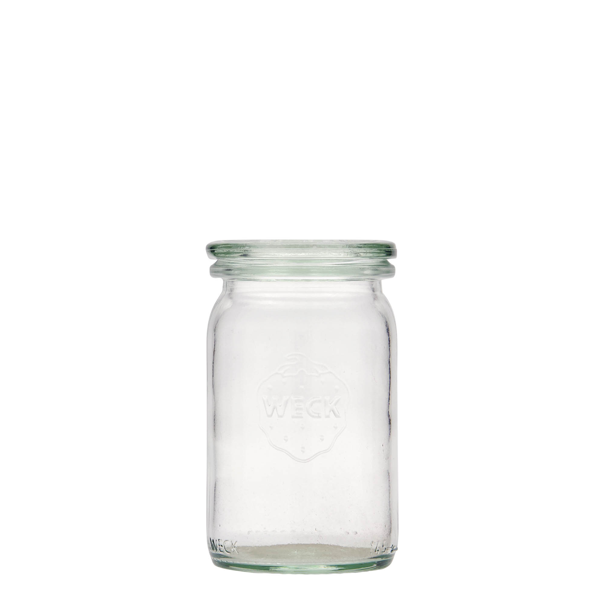 145 ml WECK cilindrveida stikls, atvere: apaļš malu gredzens 145 ml WECK cilindrveida stikls, atvere: apaļš malu gredzens