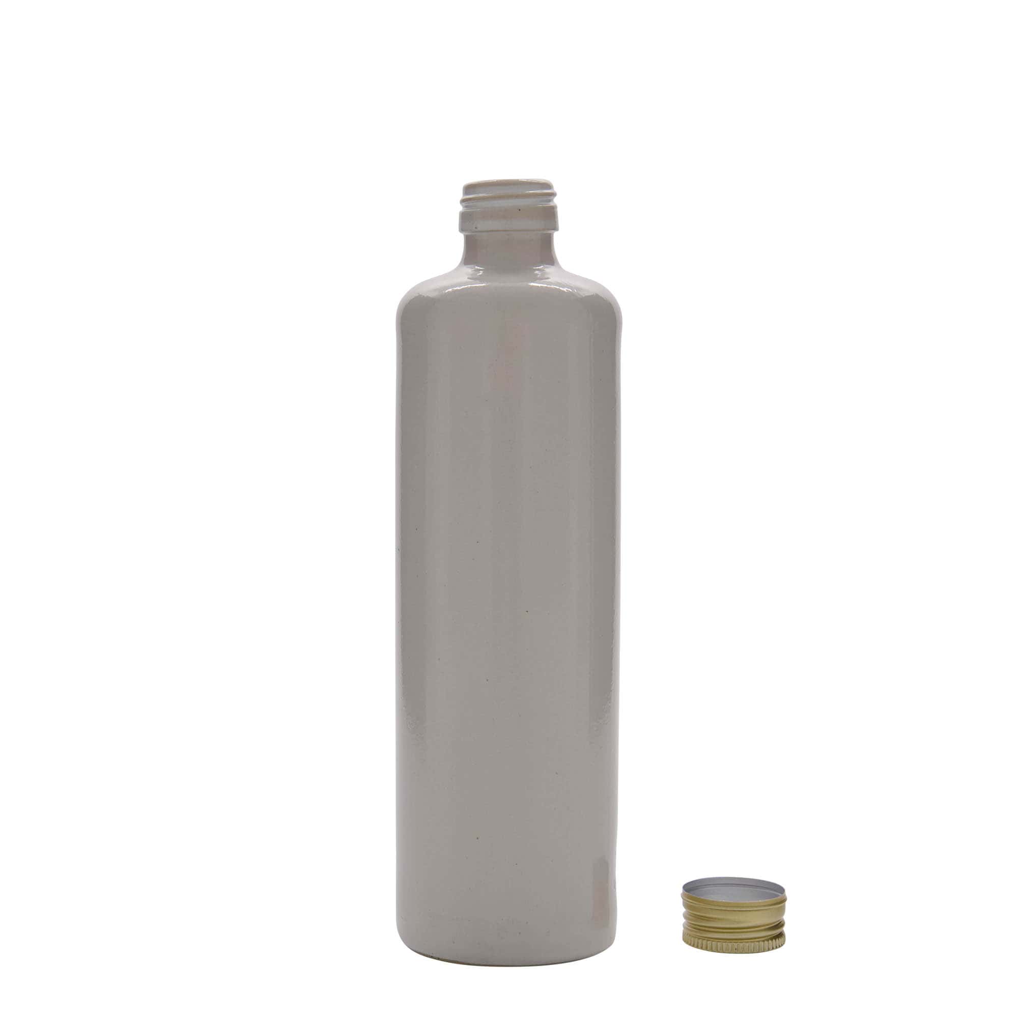 500 ml māla krūze, akmens masa, balta, atvere: PP 31,5