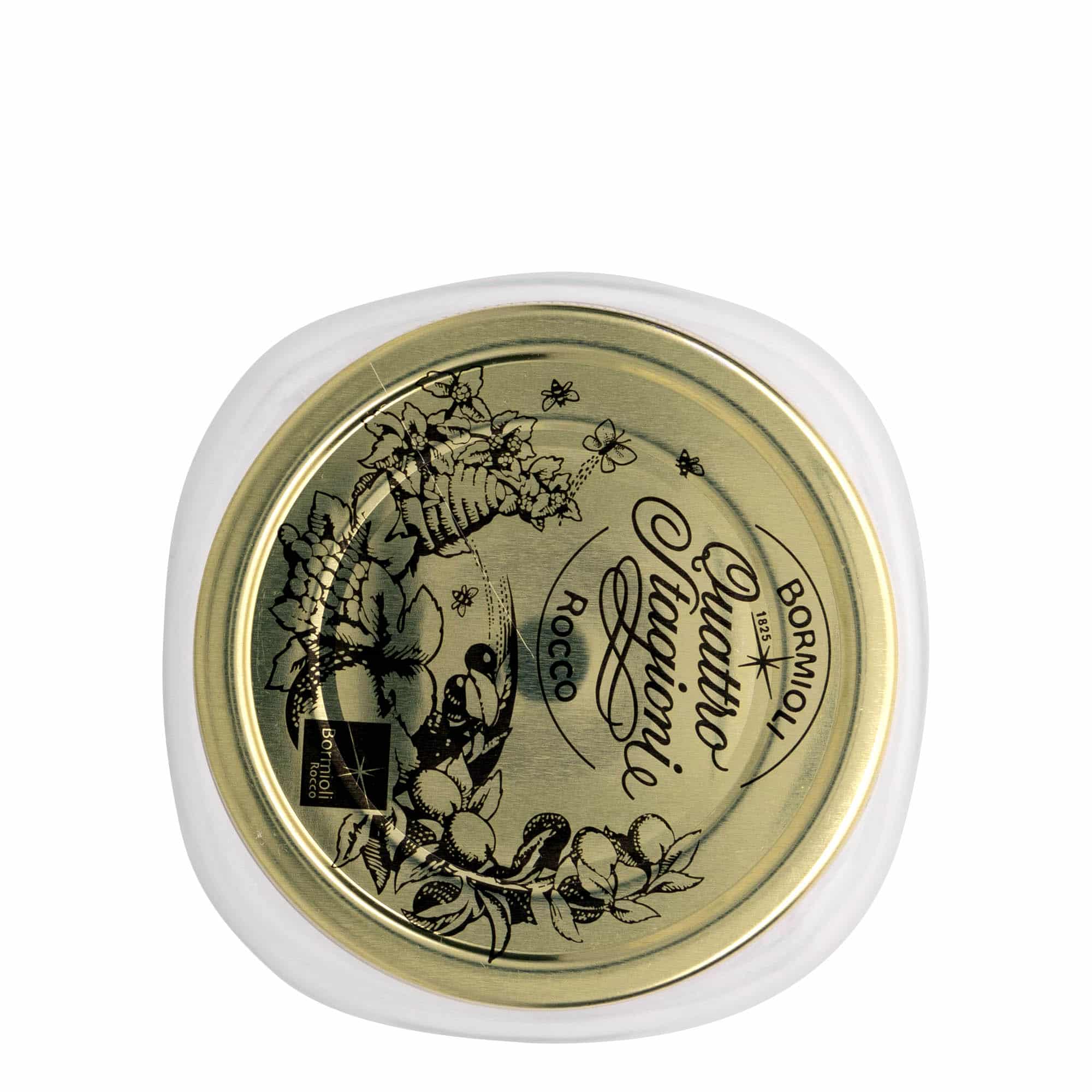 1.000 ml stikls 'Quattro Stagioni', atvere: skrūvējams vāciņš