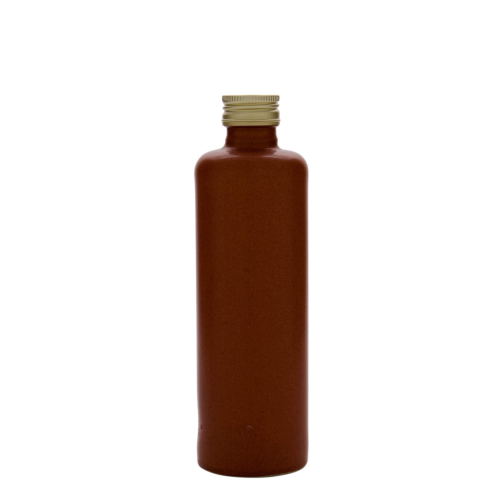 350 ml māla krūze, keramikas izstrādājums, sarkani-brūna, atvere: PP 31,5