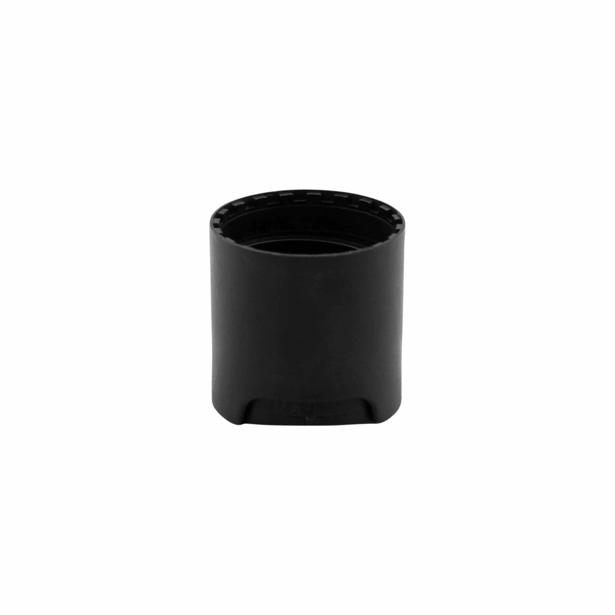 Skrūvējams vāciņš Disc Top, PP plastmasas, melns, aizdarei: 24/410