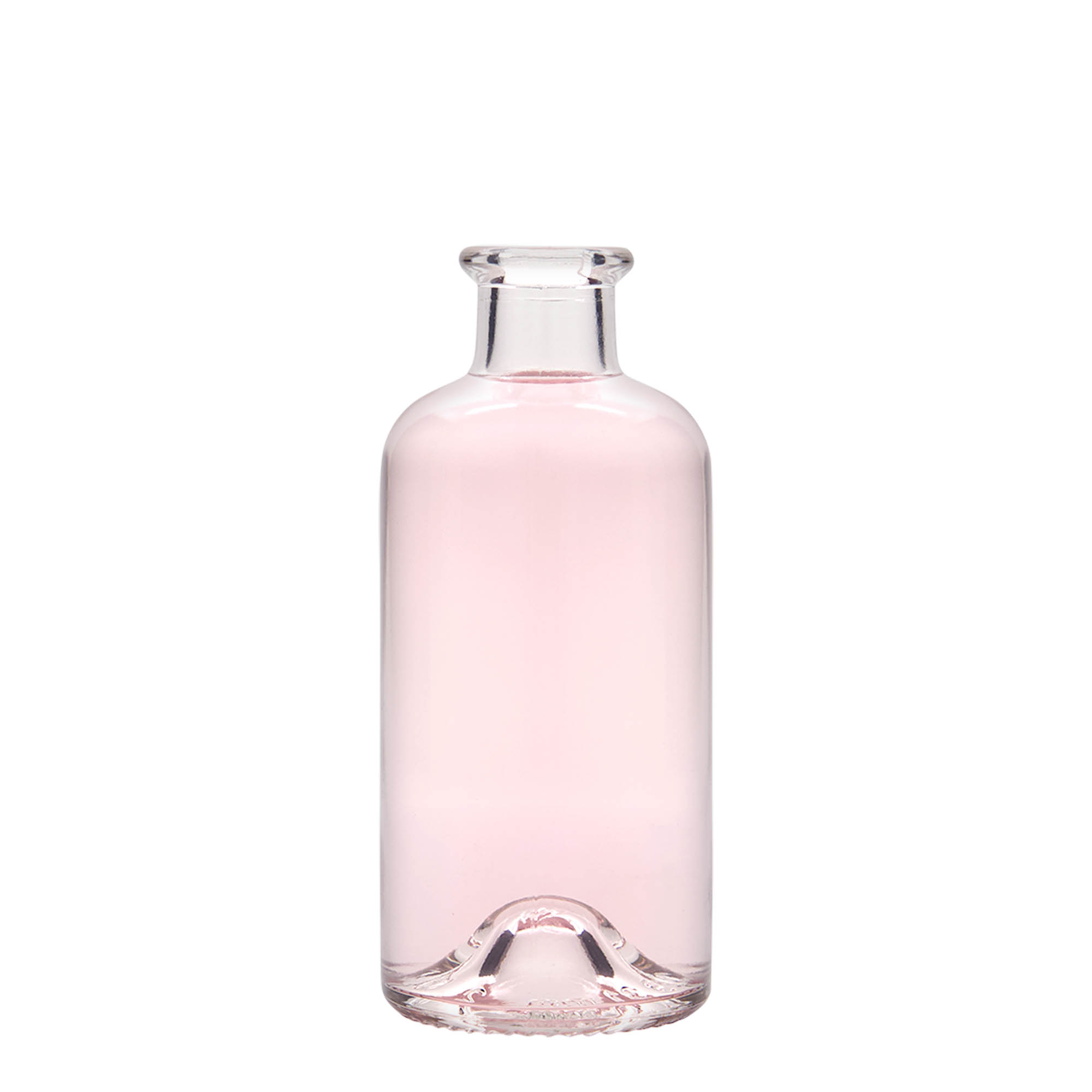 200 ml stikla pudele, farmācijas, aizdare: korķis