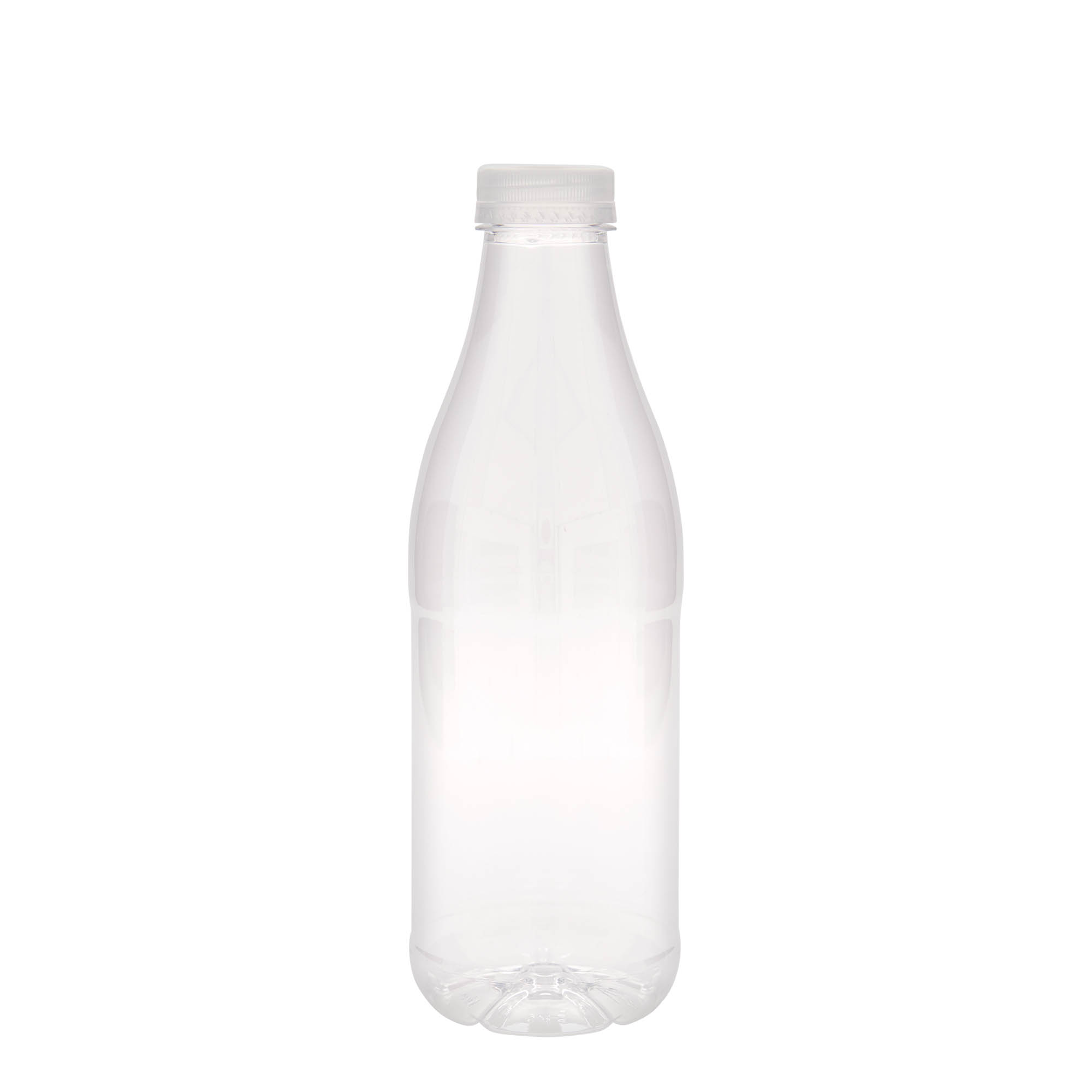1 000 ml PET pudele 'Piens un sula', plastmasa, atvere: 38 mm 1 000 ml PET pudele 'Piens un sula', plastmasa, atvere: 38 mm