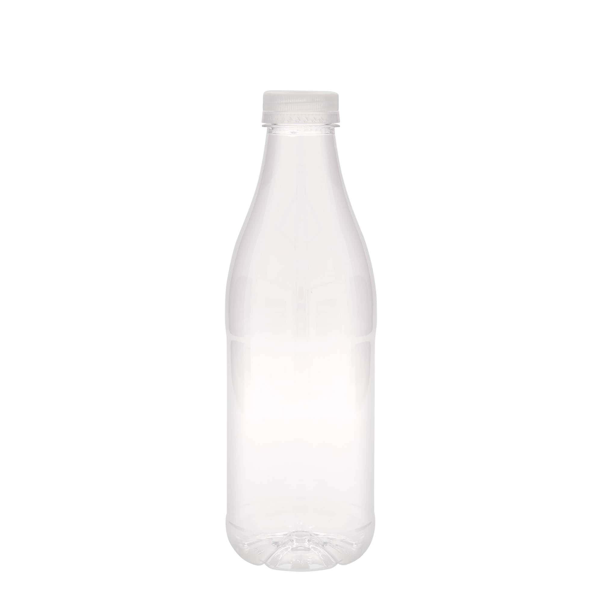 1 000 ml PET pudele 'Piens un sula', plastmasa, atvere: 38 mm