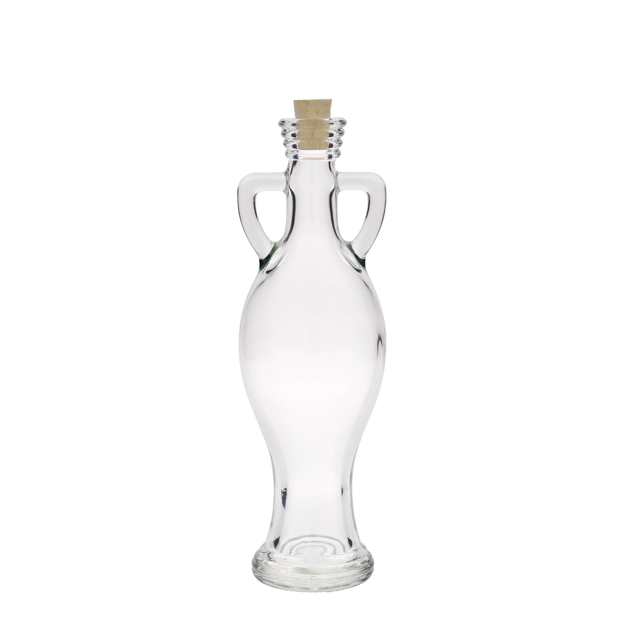 200 ml stikla pudele 'Amfora', atvere: korķis