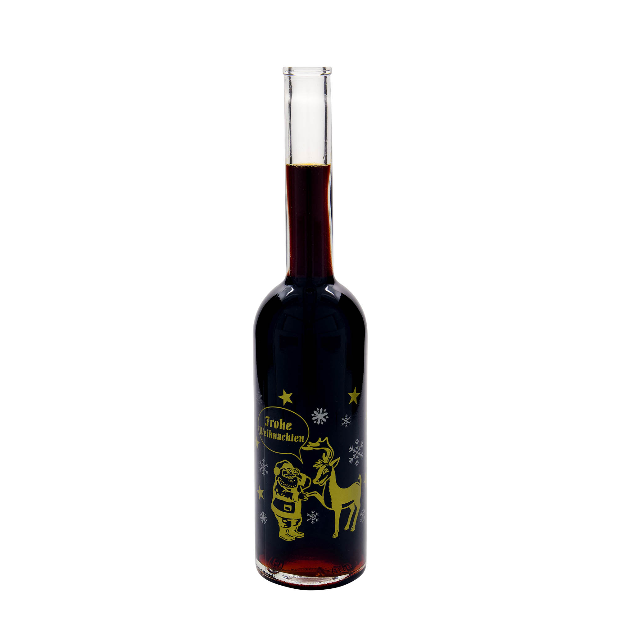 500 ml stikla pudele 'Opera', motīvs: uguņošana, atvere: korķis