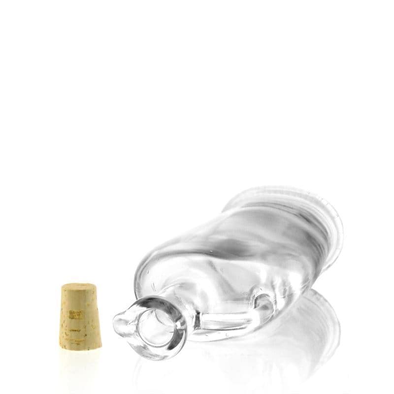500 ml stikla pudele 'Eleganta', ovāla, aizdare: korķis