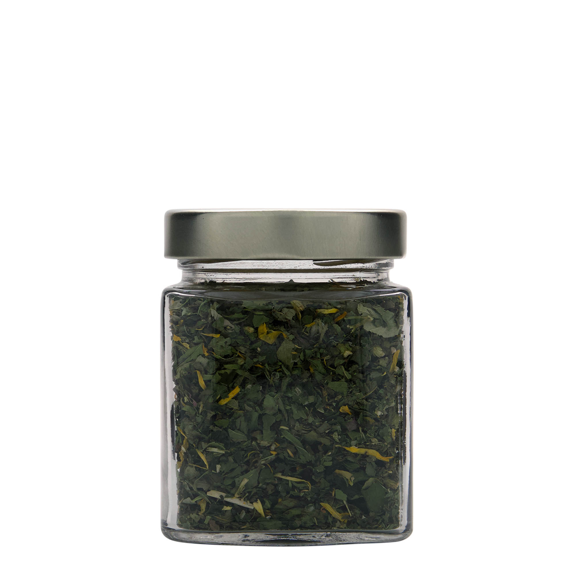 314 ml kvadrātveida stikla burka 'Ikarus', atvere: Deep-Twist-Off (DTO 70)