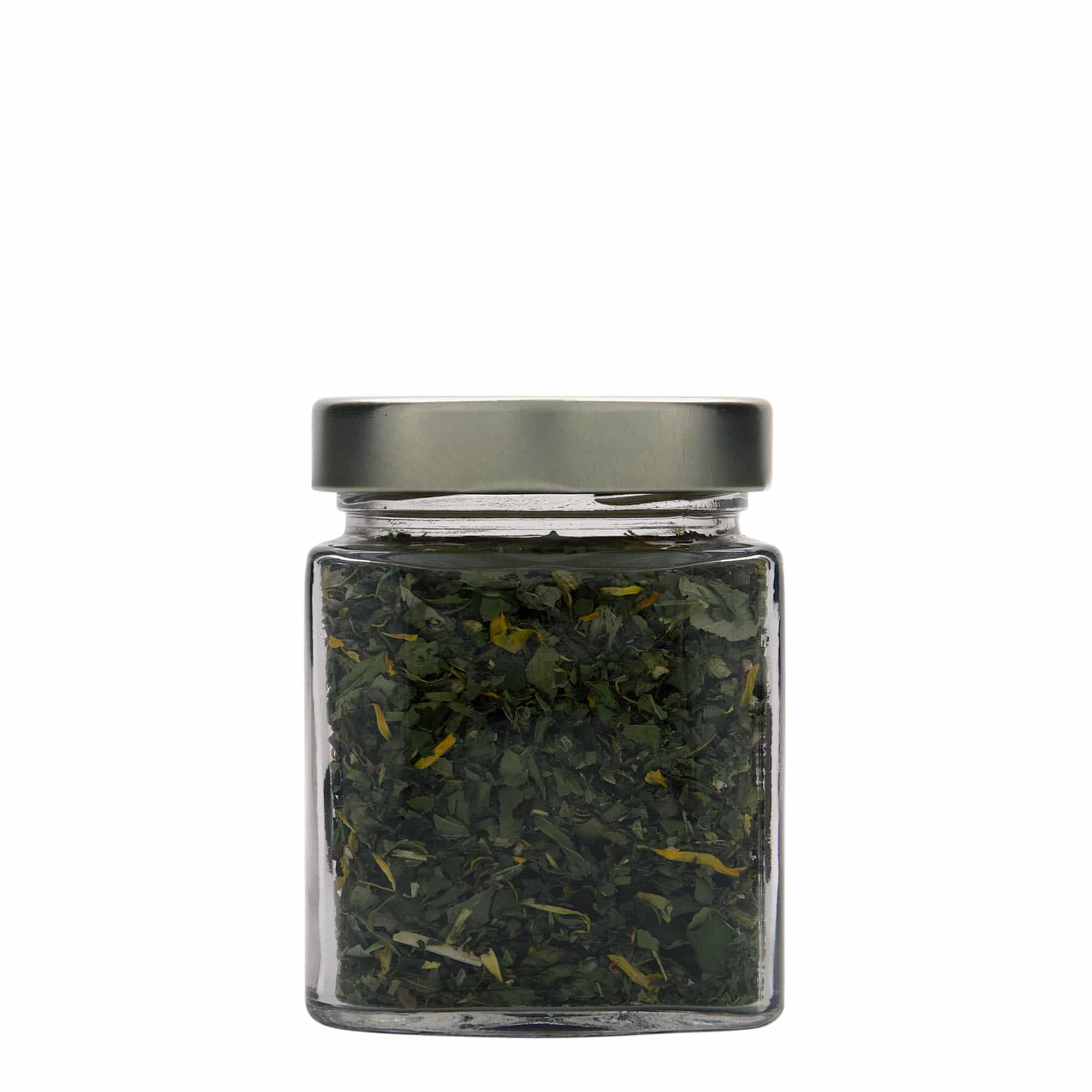 314 ml kvadrātveida stikla burka 'Ikarus', atvere: Deep-Twist-Off (DTO 70)