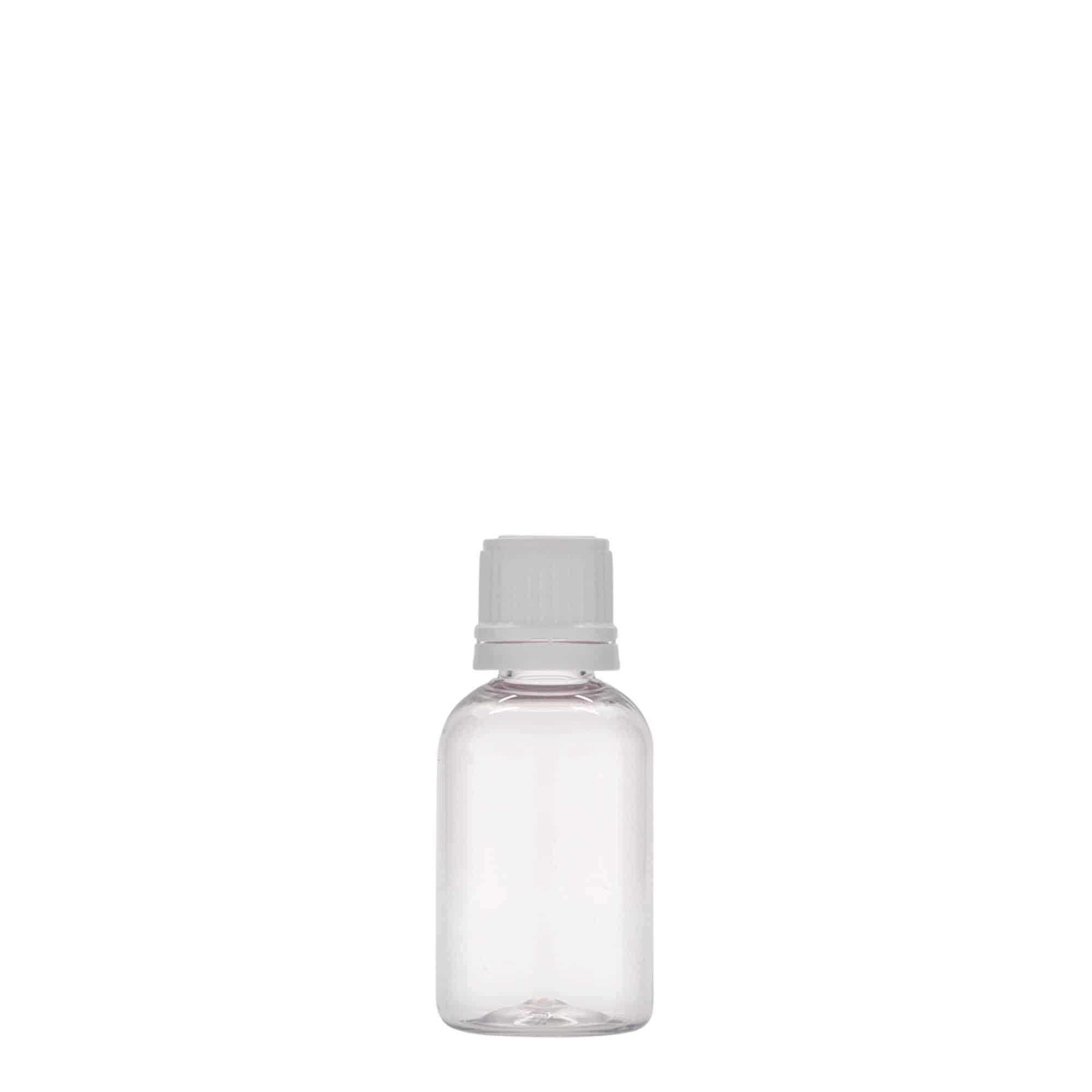 30 ml PET zāļu pudelīte 'Easy Living', plastmasas, aizdare: DIN 18