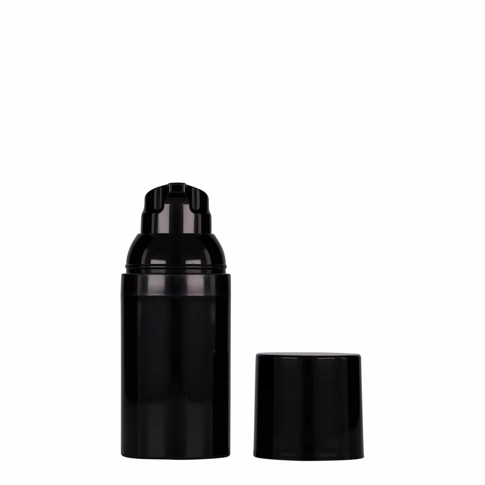 30 ml bezgaisa dozators 'Mezzo', PP plastmasa, melns